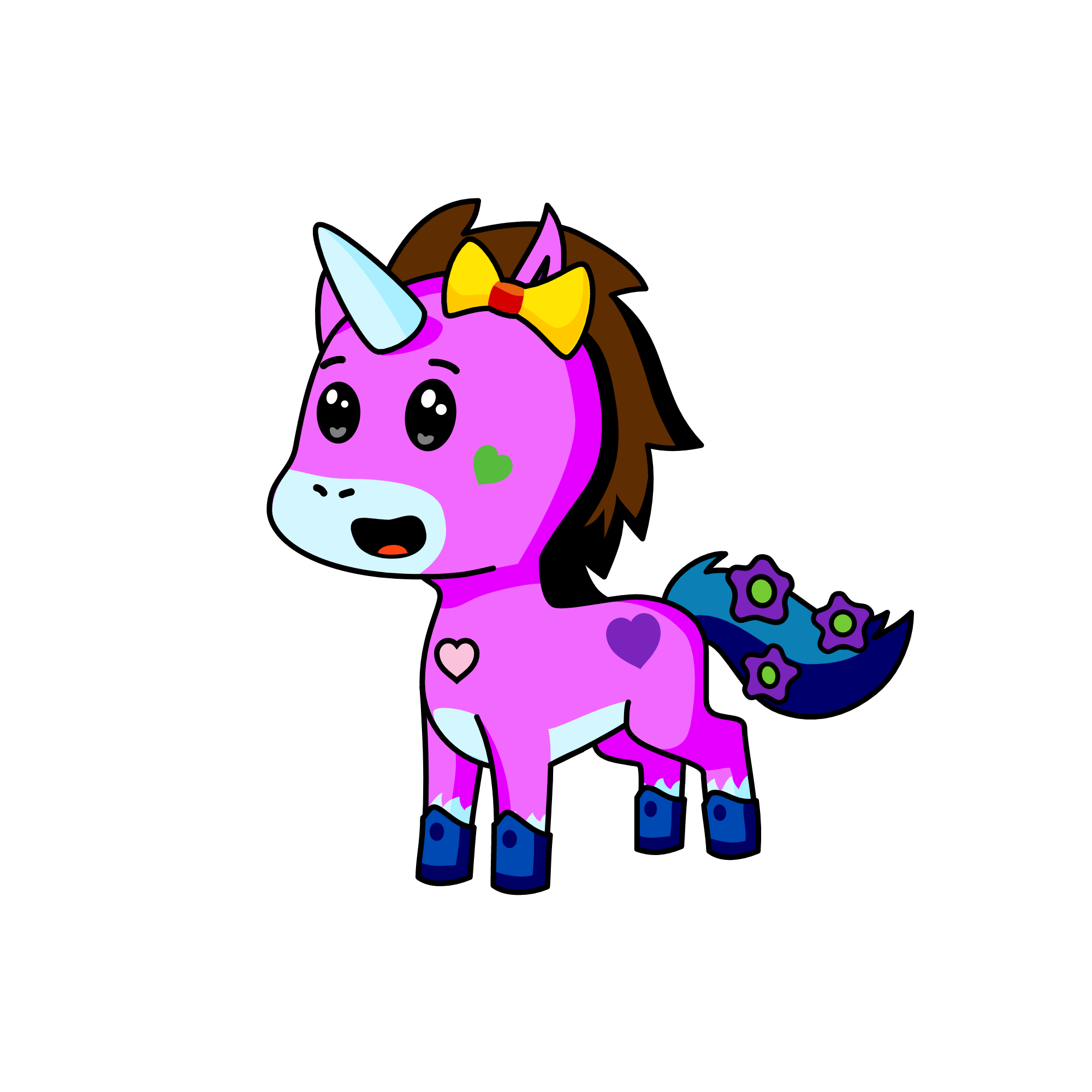 f, the unicorn