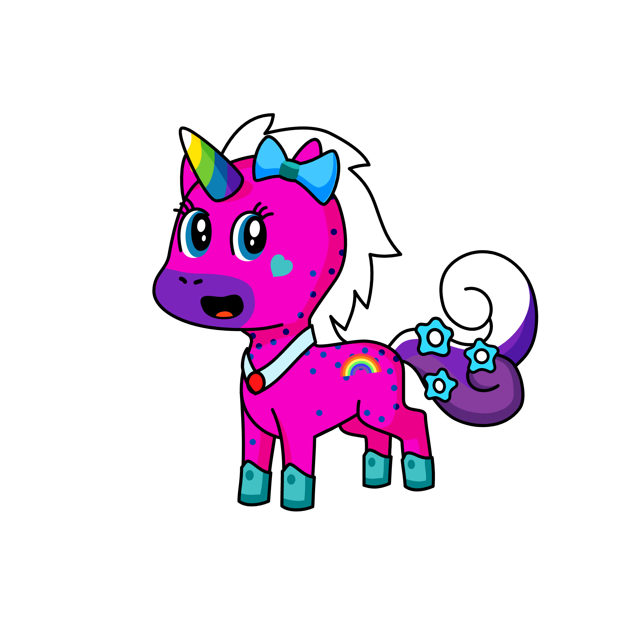 cloudy, the unicorn