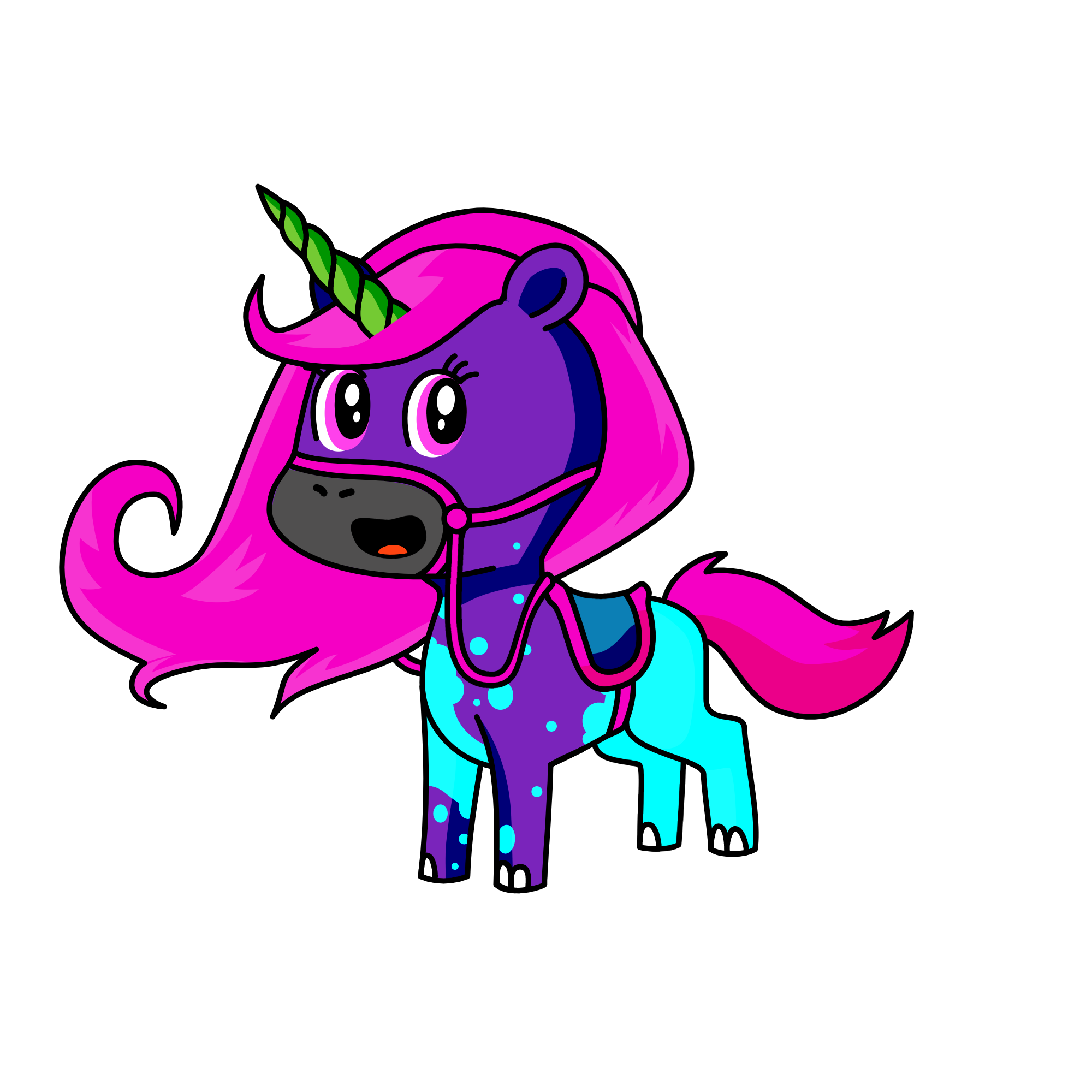 Rider's Horsie Unicorn, the unicorn