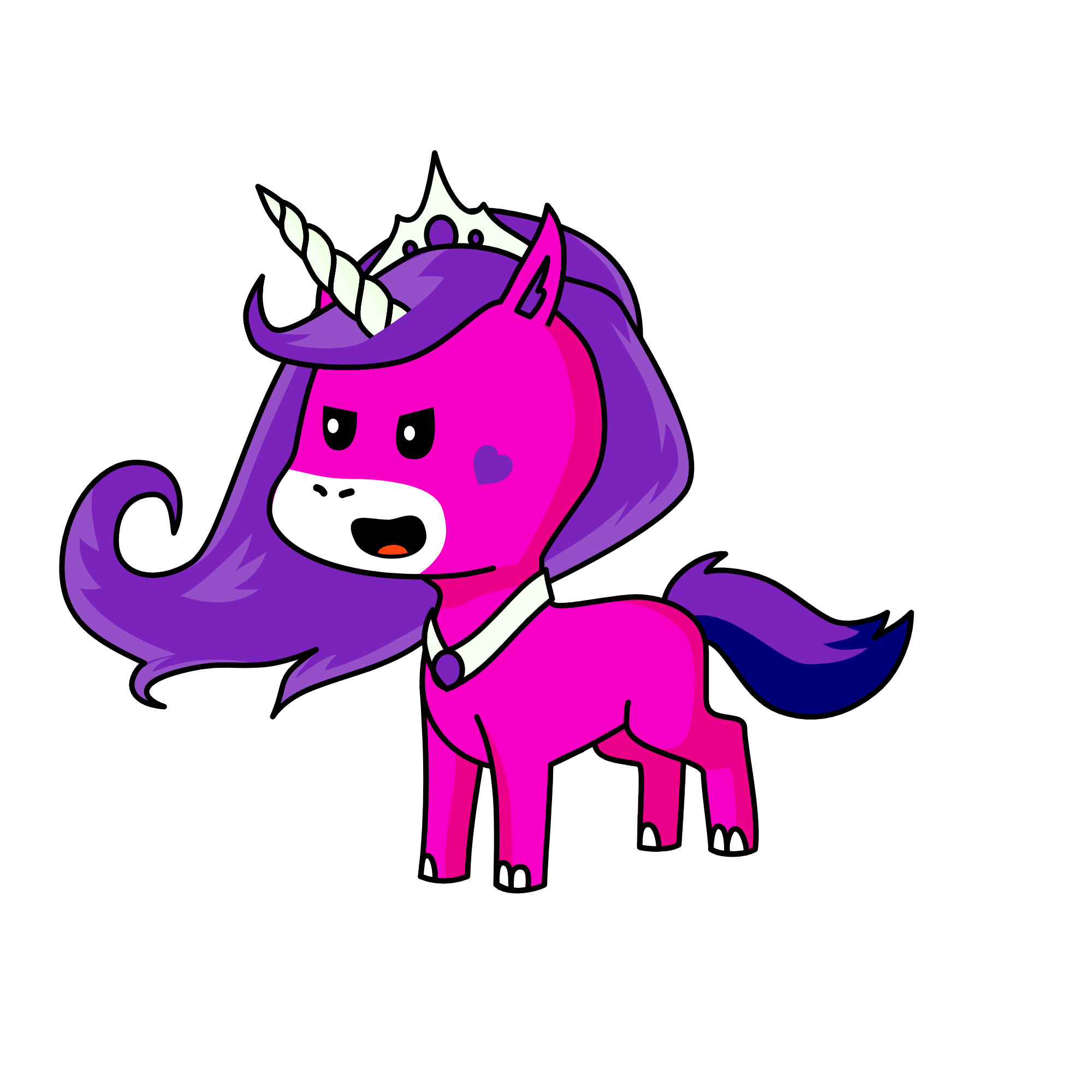 H, the unicorn