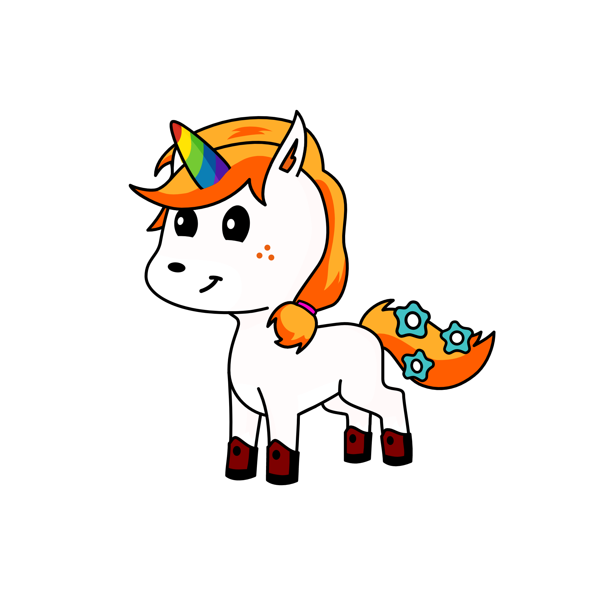 rainbowriveer, the unicorn