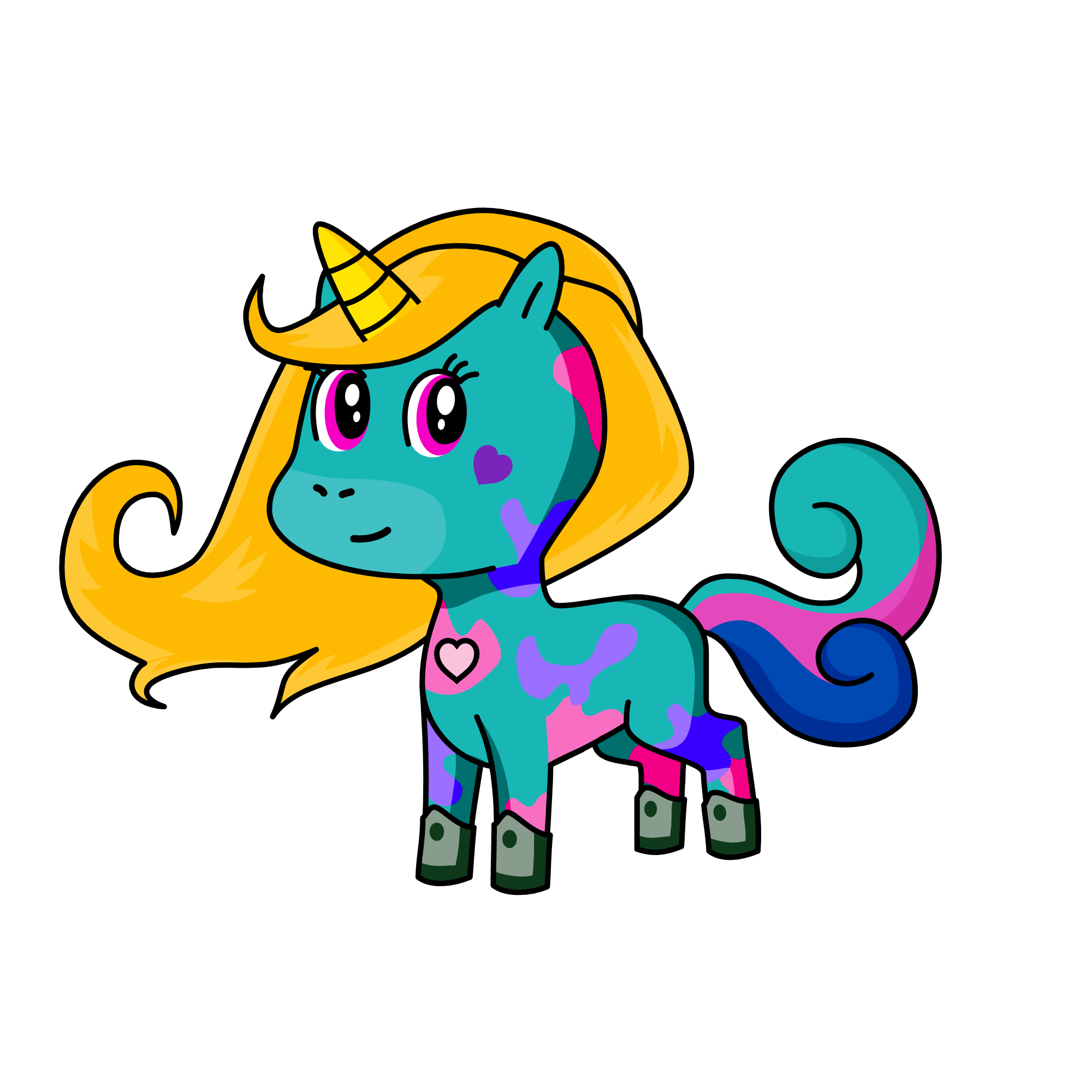 July The Fourth, the unicorn