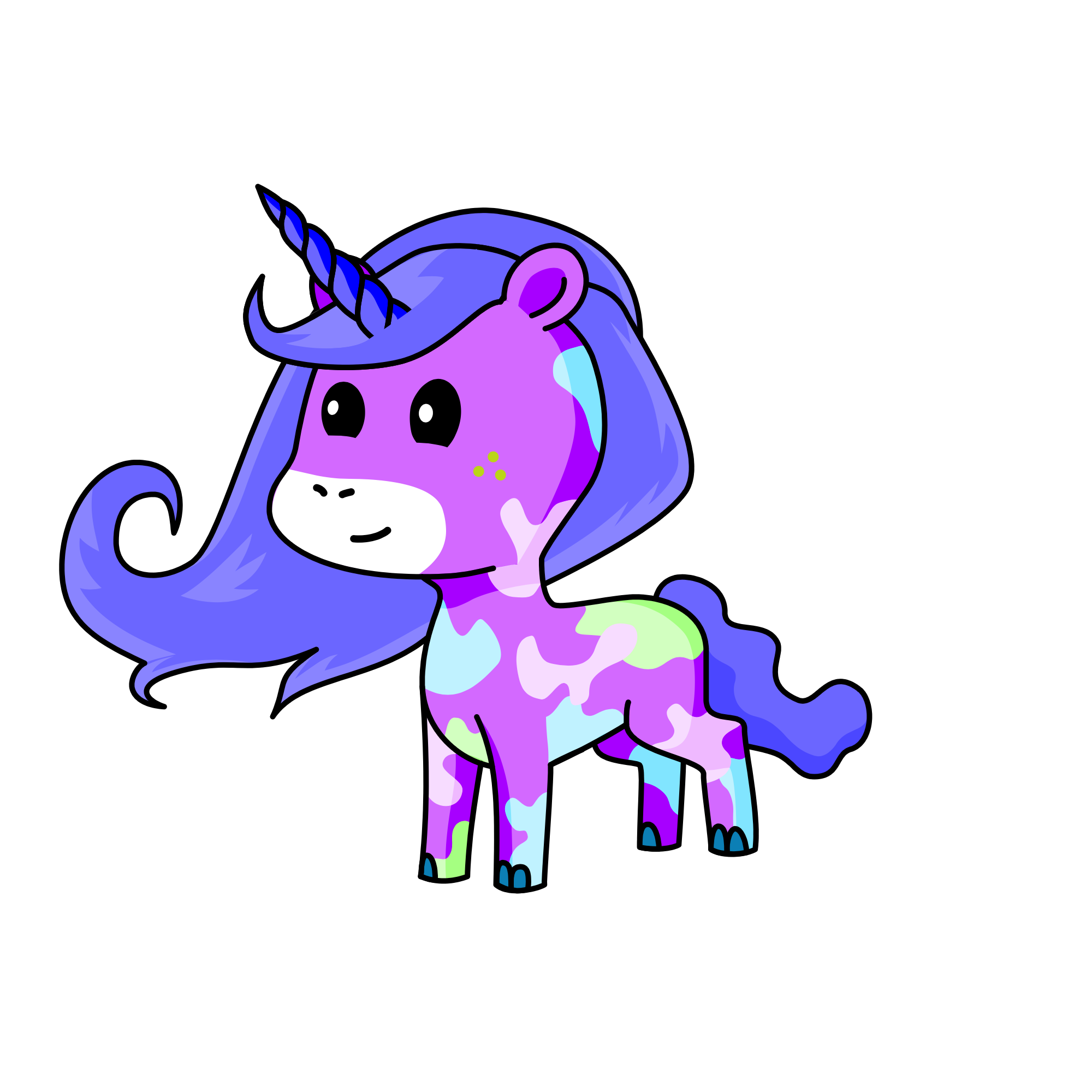 Blitz, the unicorn
