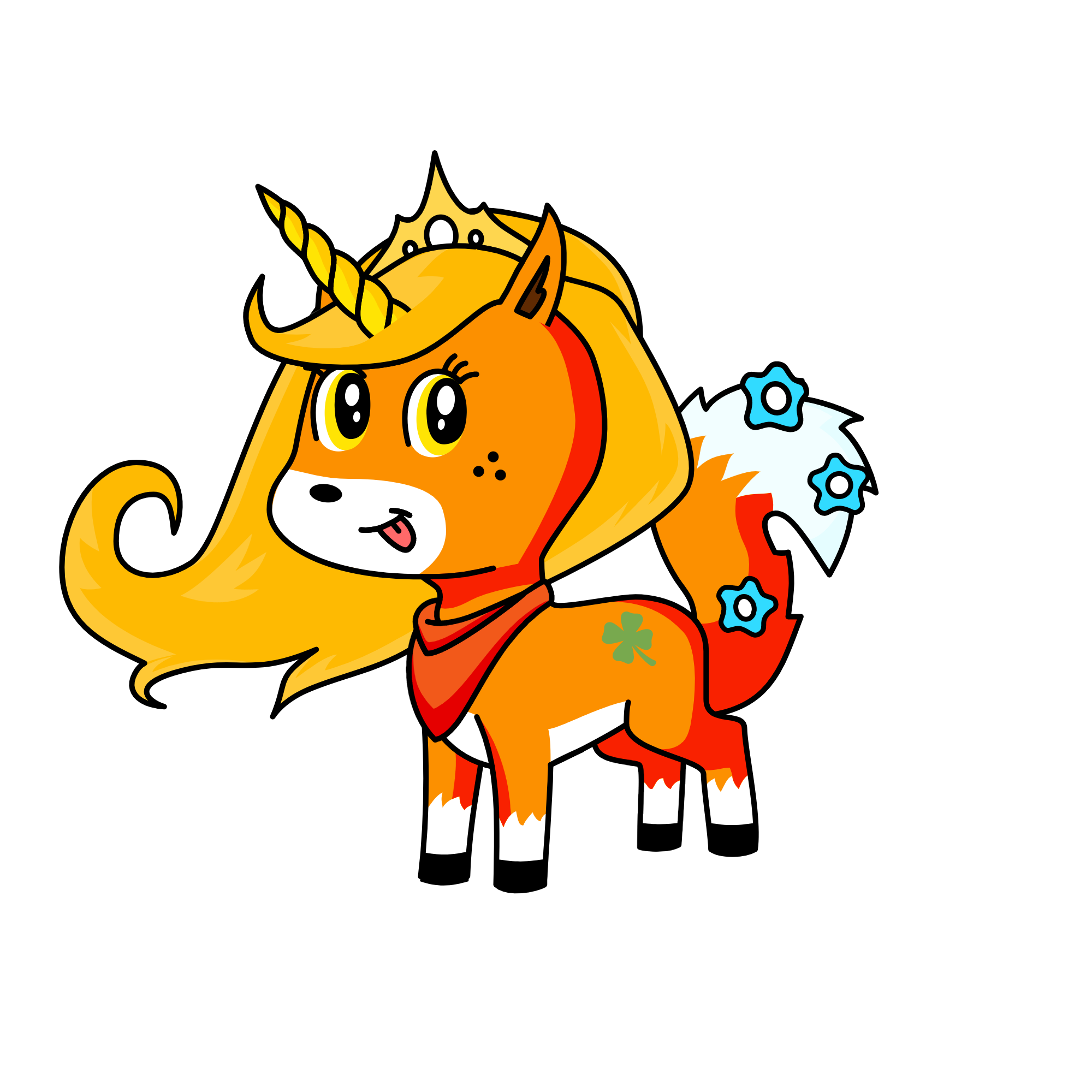 foxywing, the unicorn