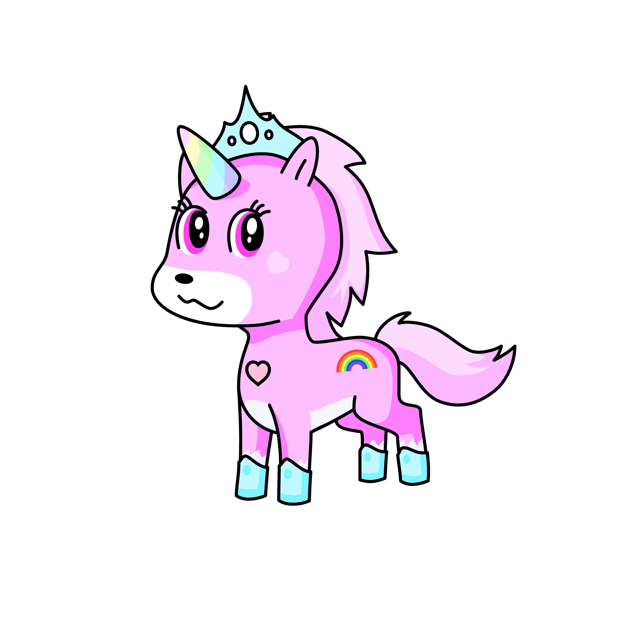 pinky, the unicorn