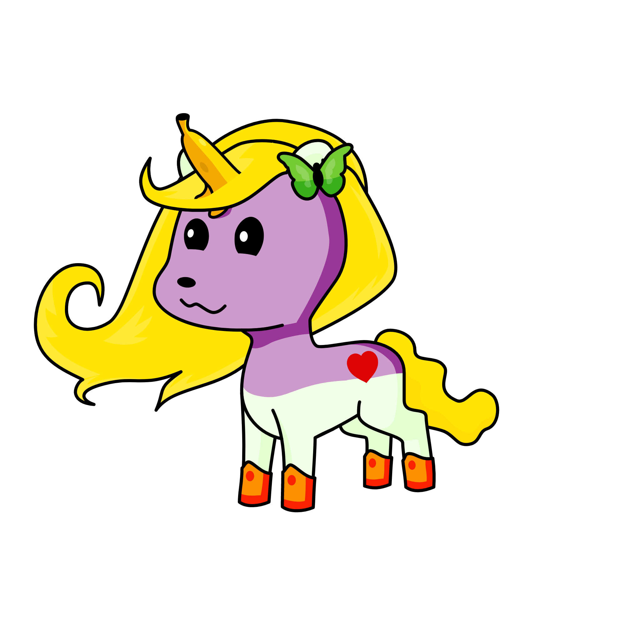 banana, the unicorn