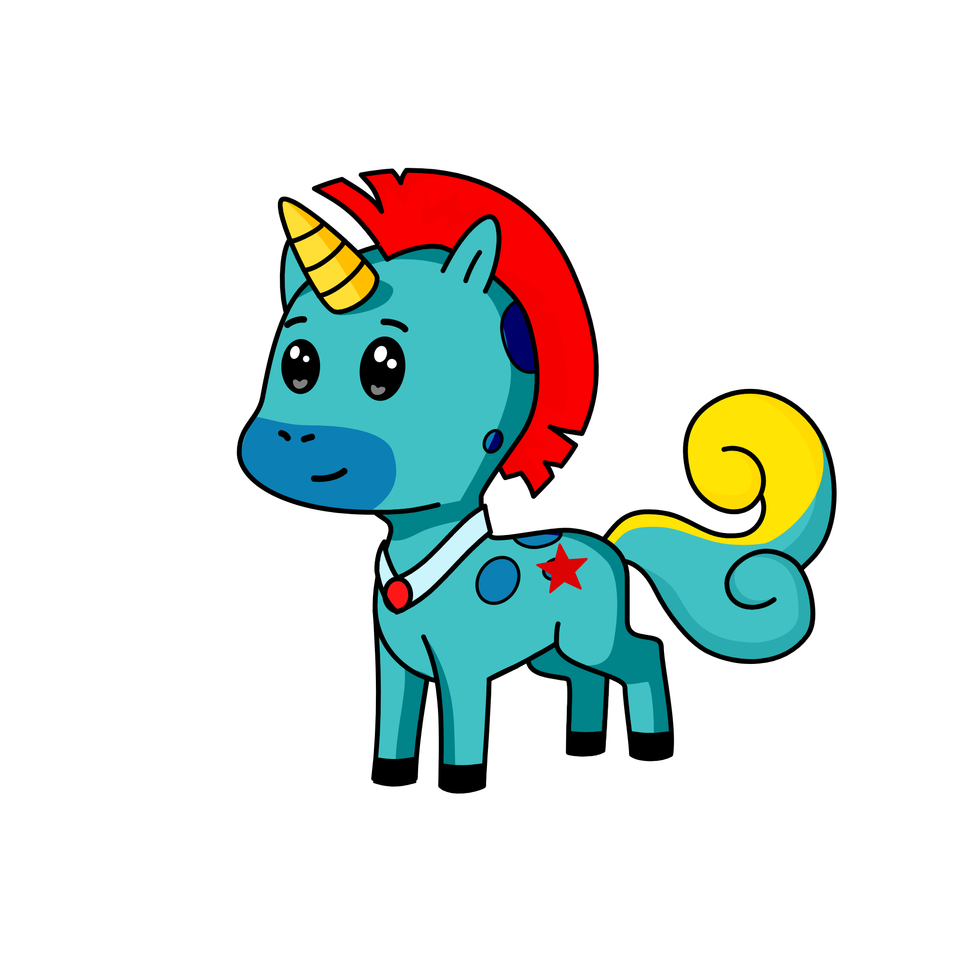 jelly bean, the unicorn