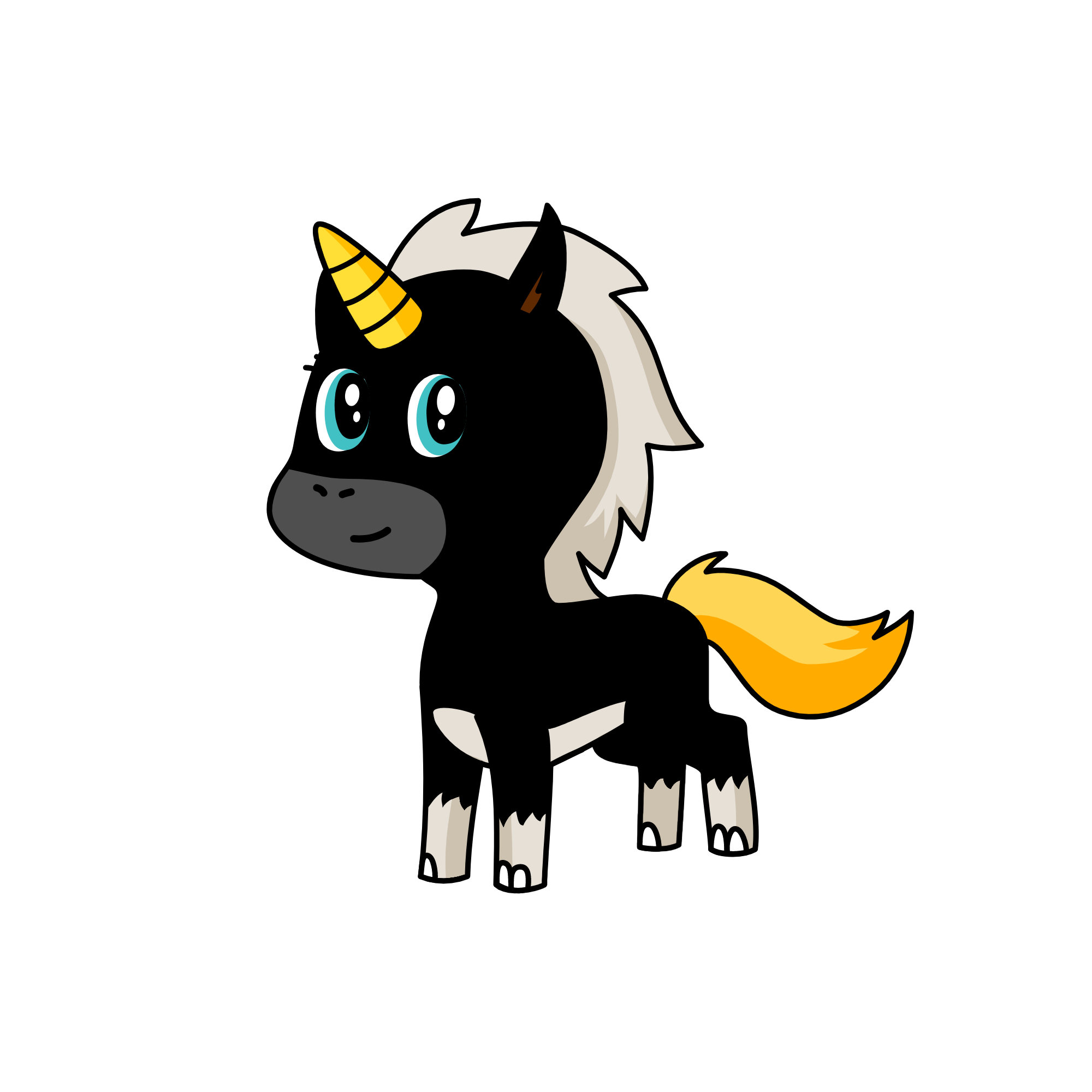 Midnight, the unicorn