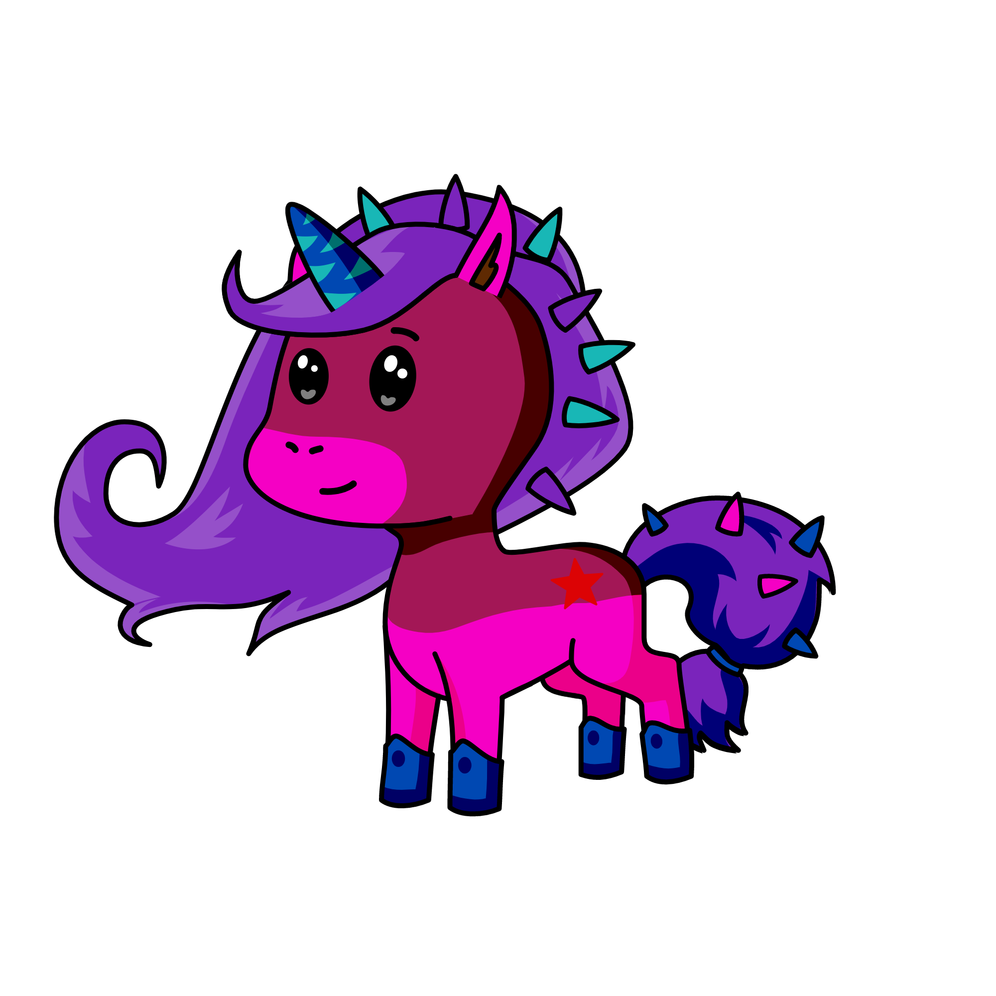 Moon, the unicorn