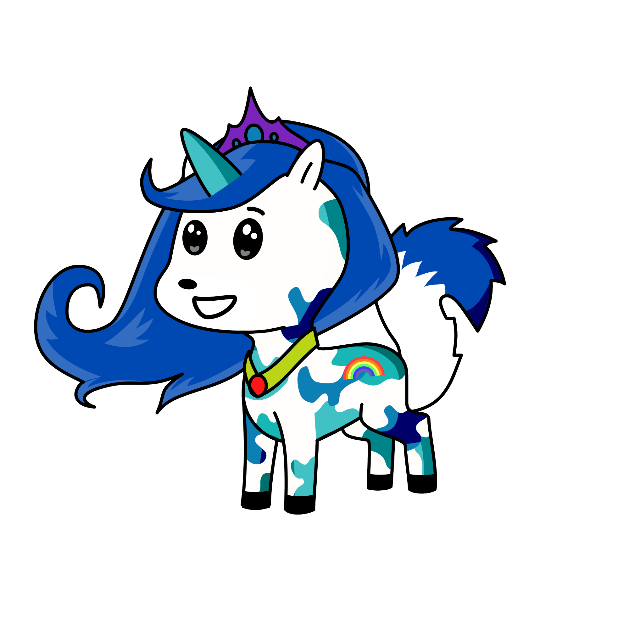 chirstmascorn, the unicorn