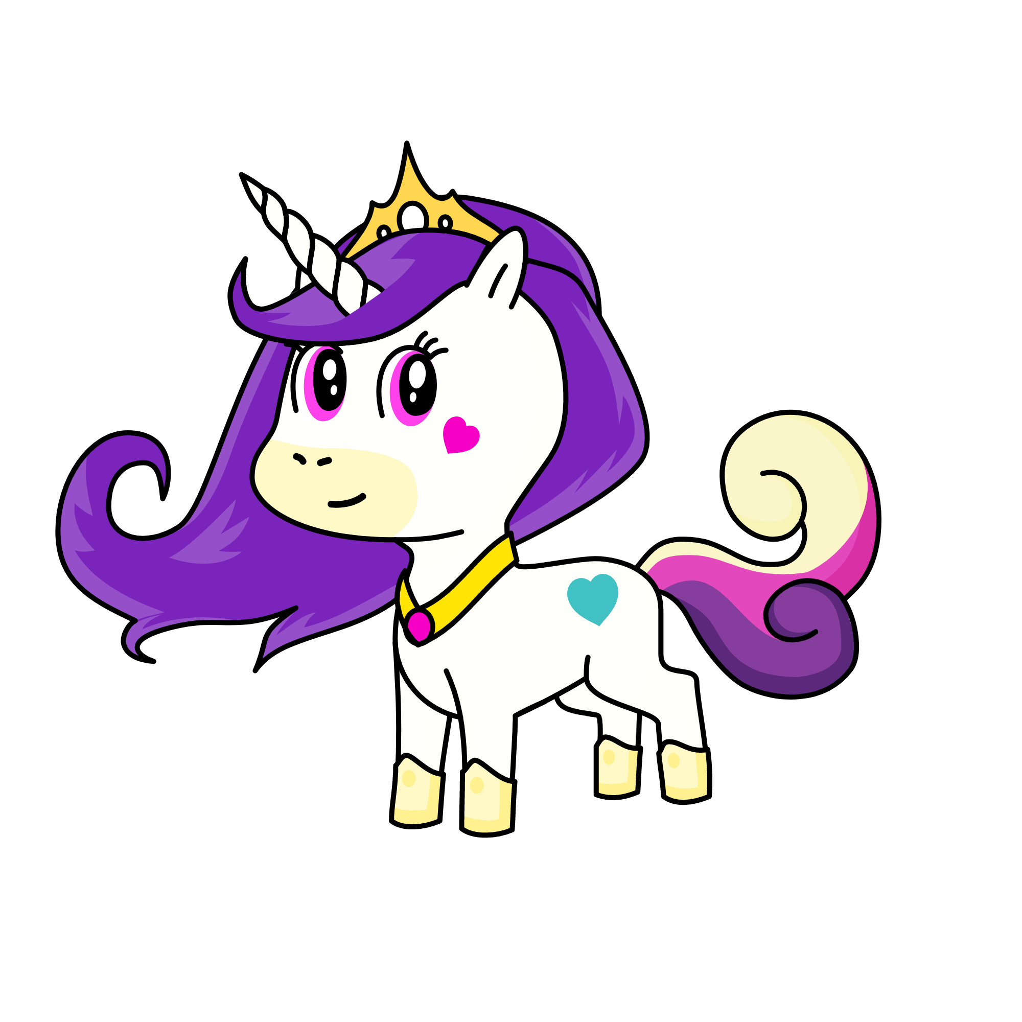 queen of hearts , the unicorn