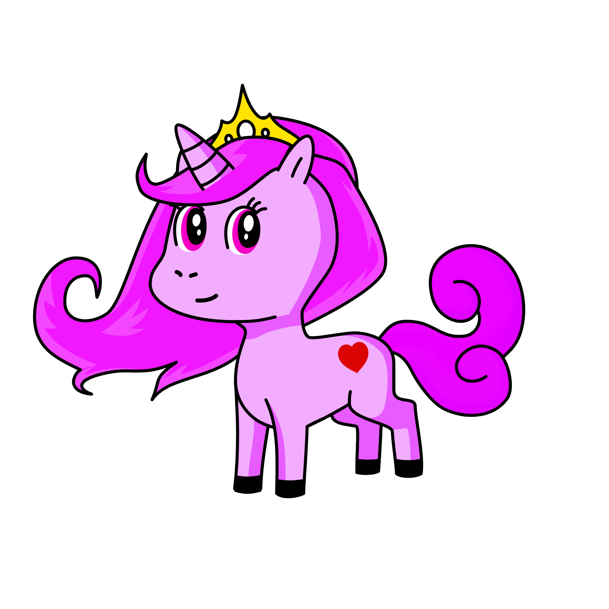 PINKY PIE, the unicorn
