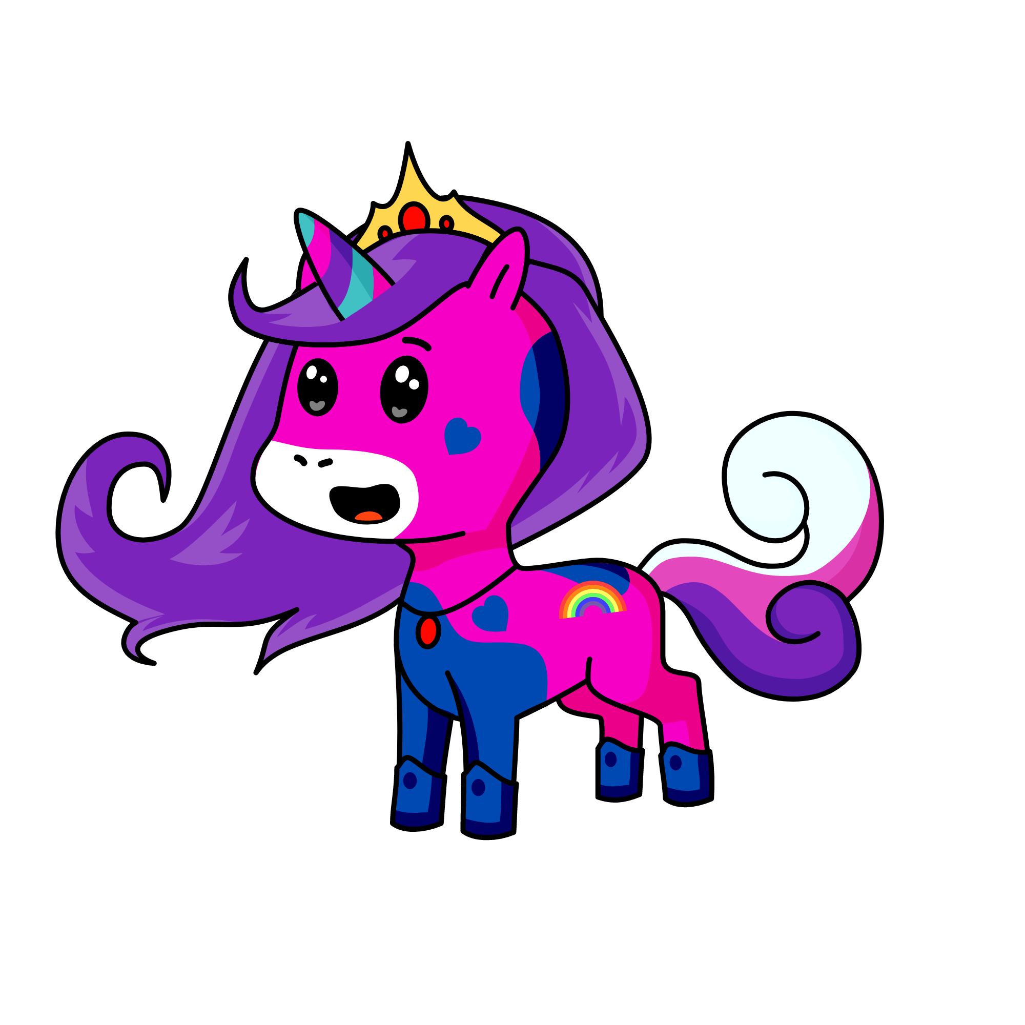 Princess Luna, the unicorn