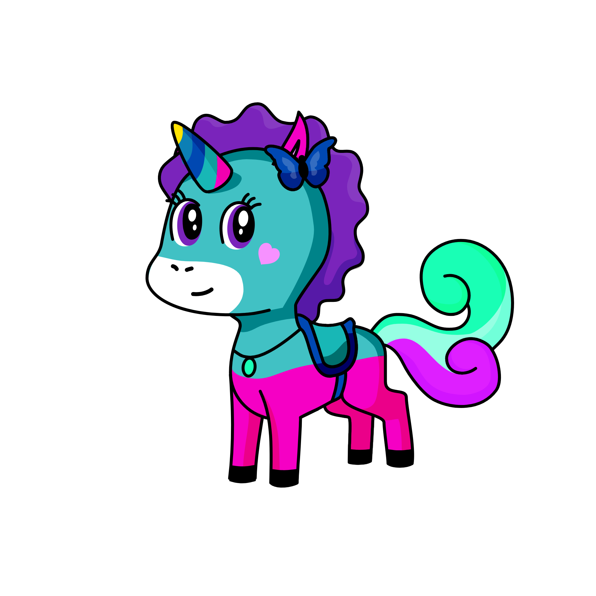 menty, the unicorn