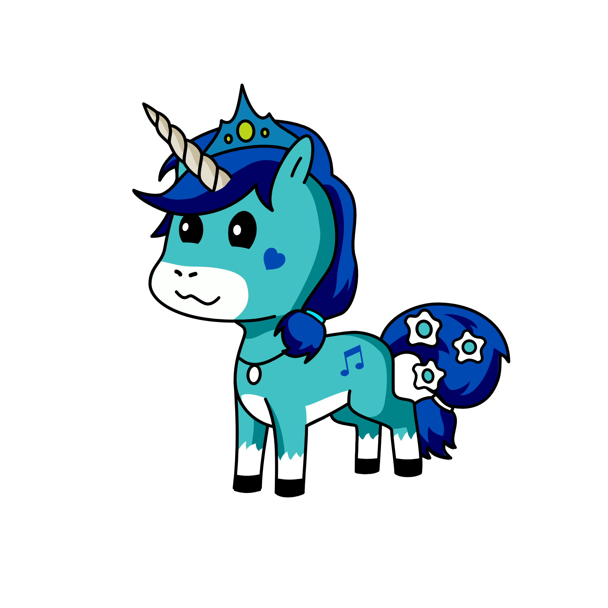 Luna Moon, the unicorn