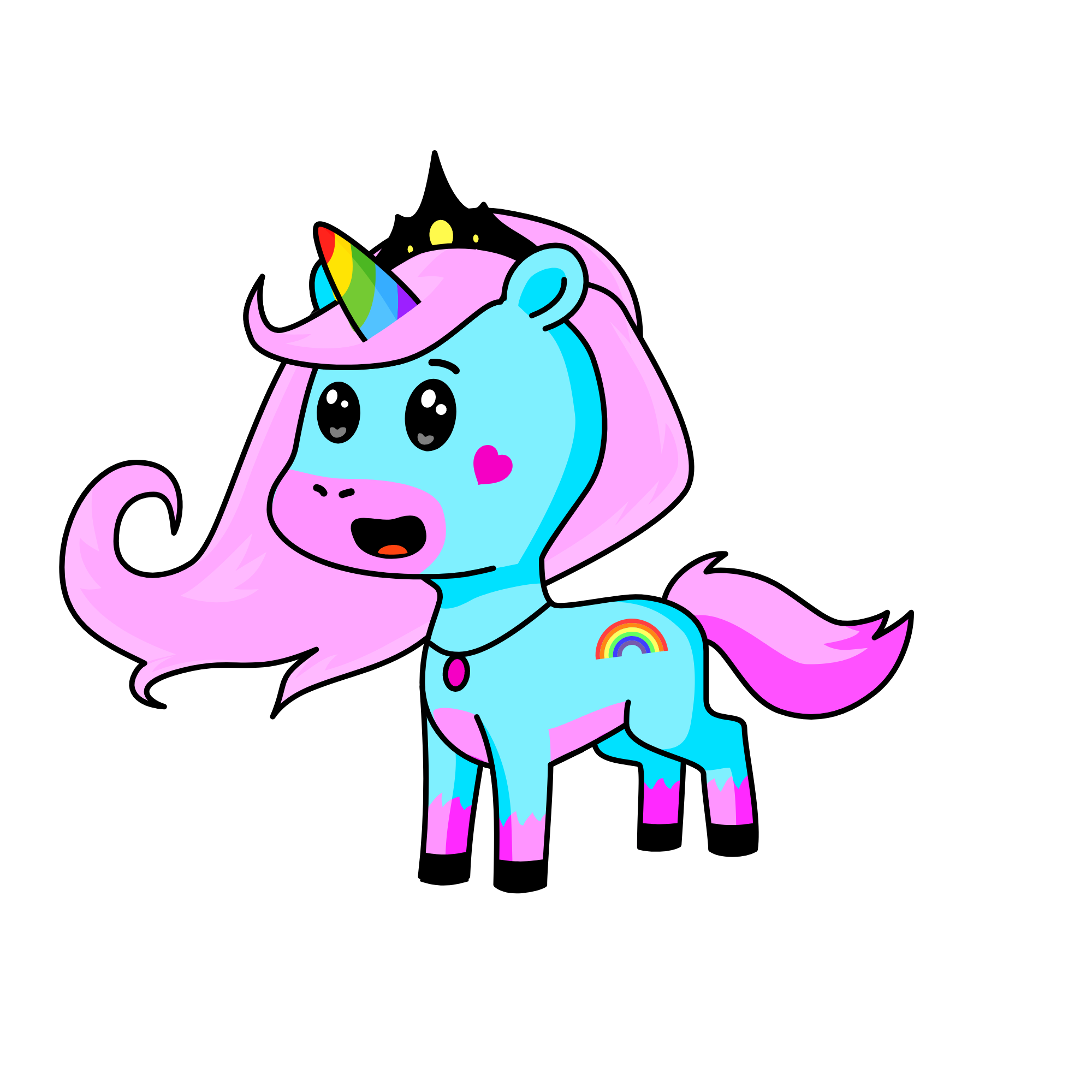 Moon, the unicorn