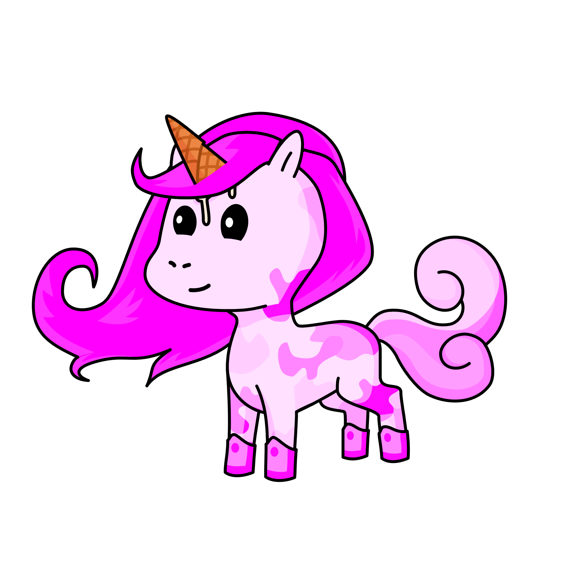 .Ice cream., the unicorn