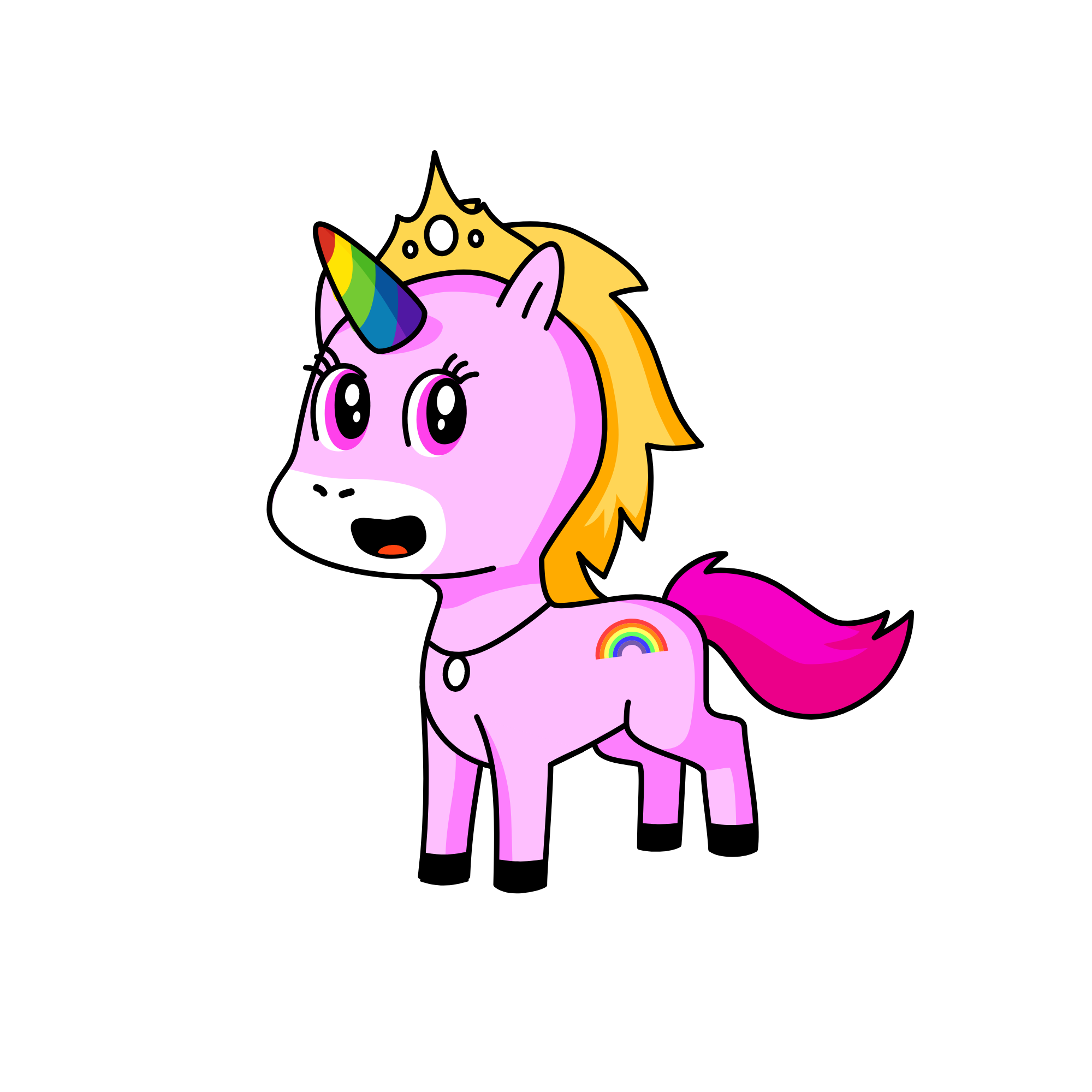 pinky, the unicorn