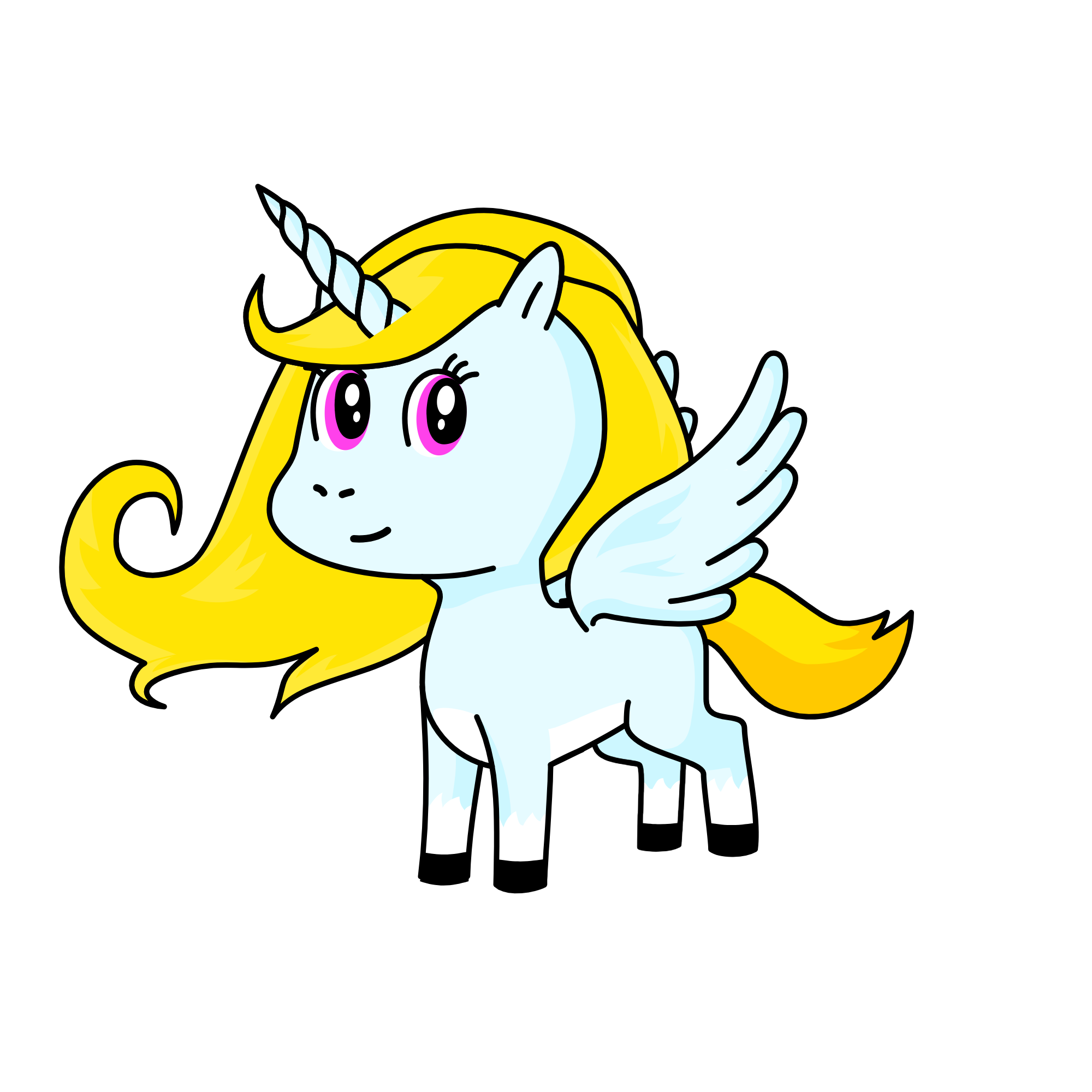 Sunrise, the unicorn