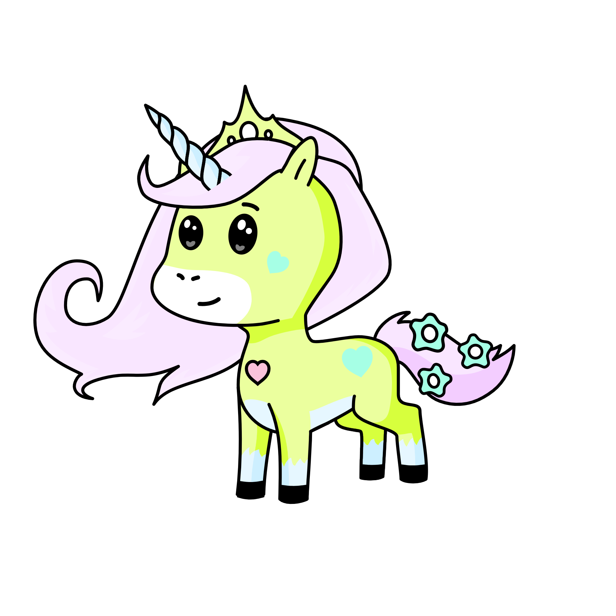 princess pastel, the unicorn