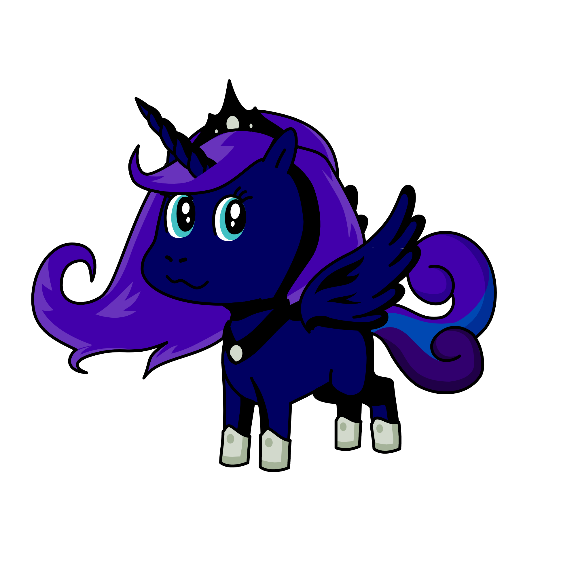 Luna, the unicorn