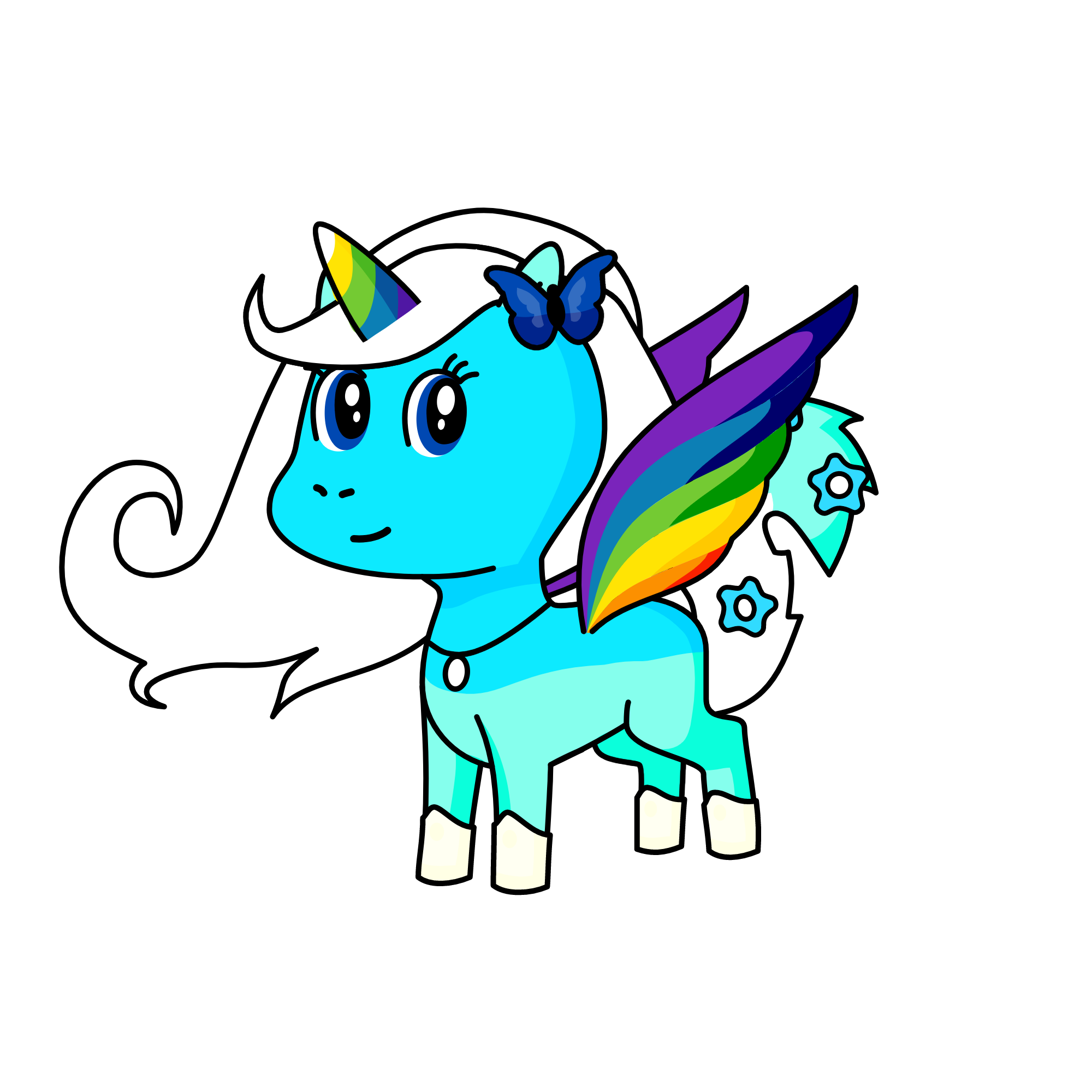 snow, the unicorn