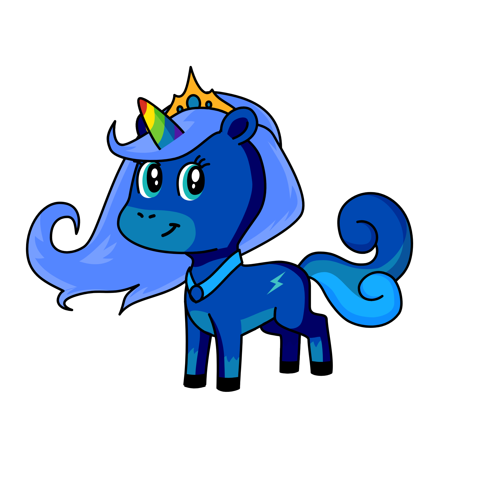 light moon, the unicorn