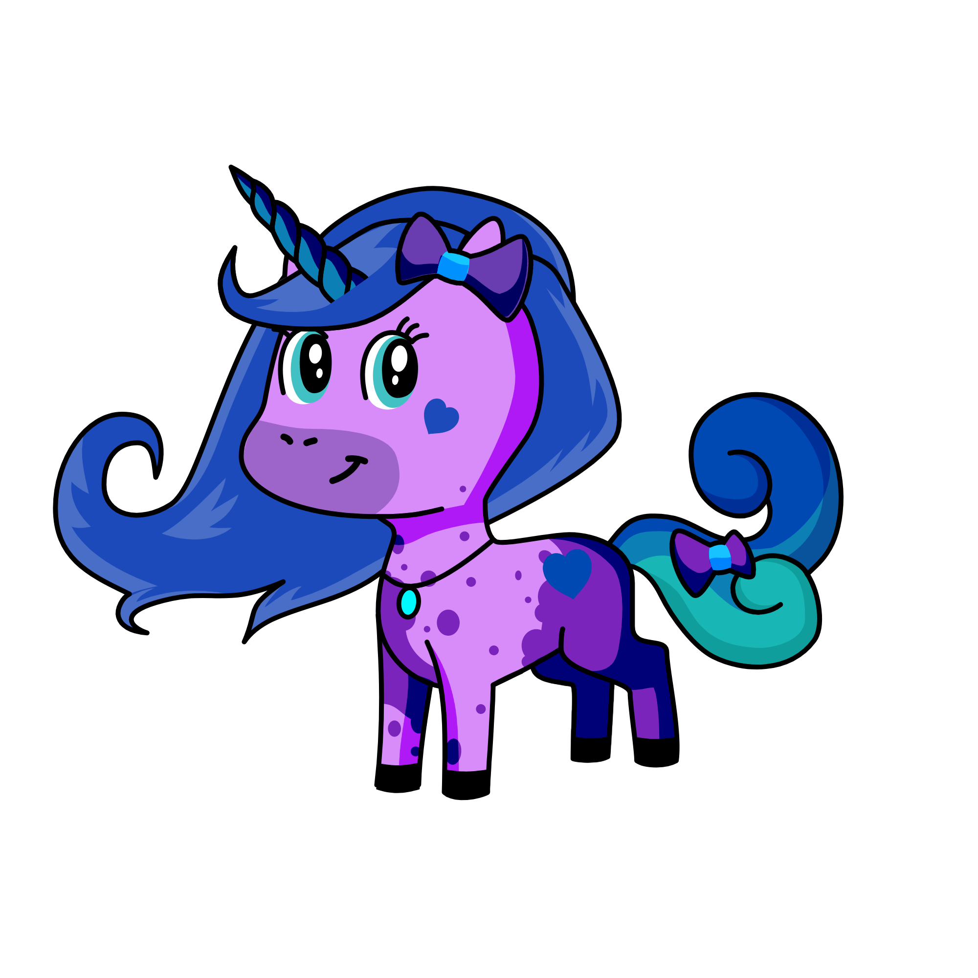 Midnight, the unicorn