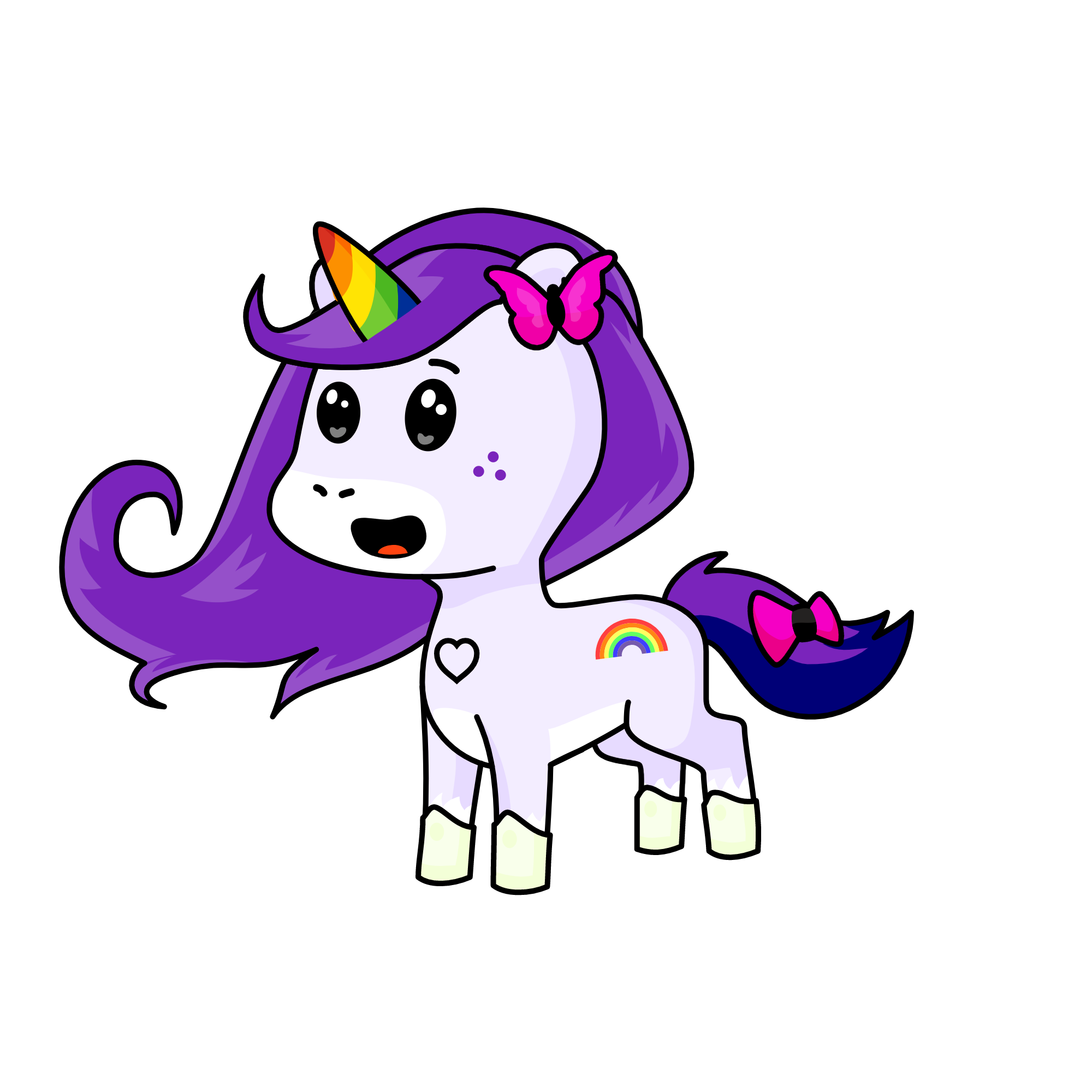 Melody, the unicorn