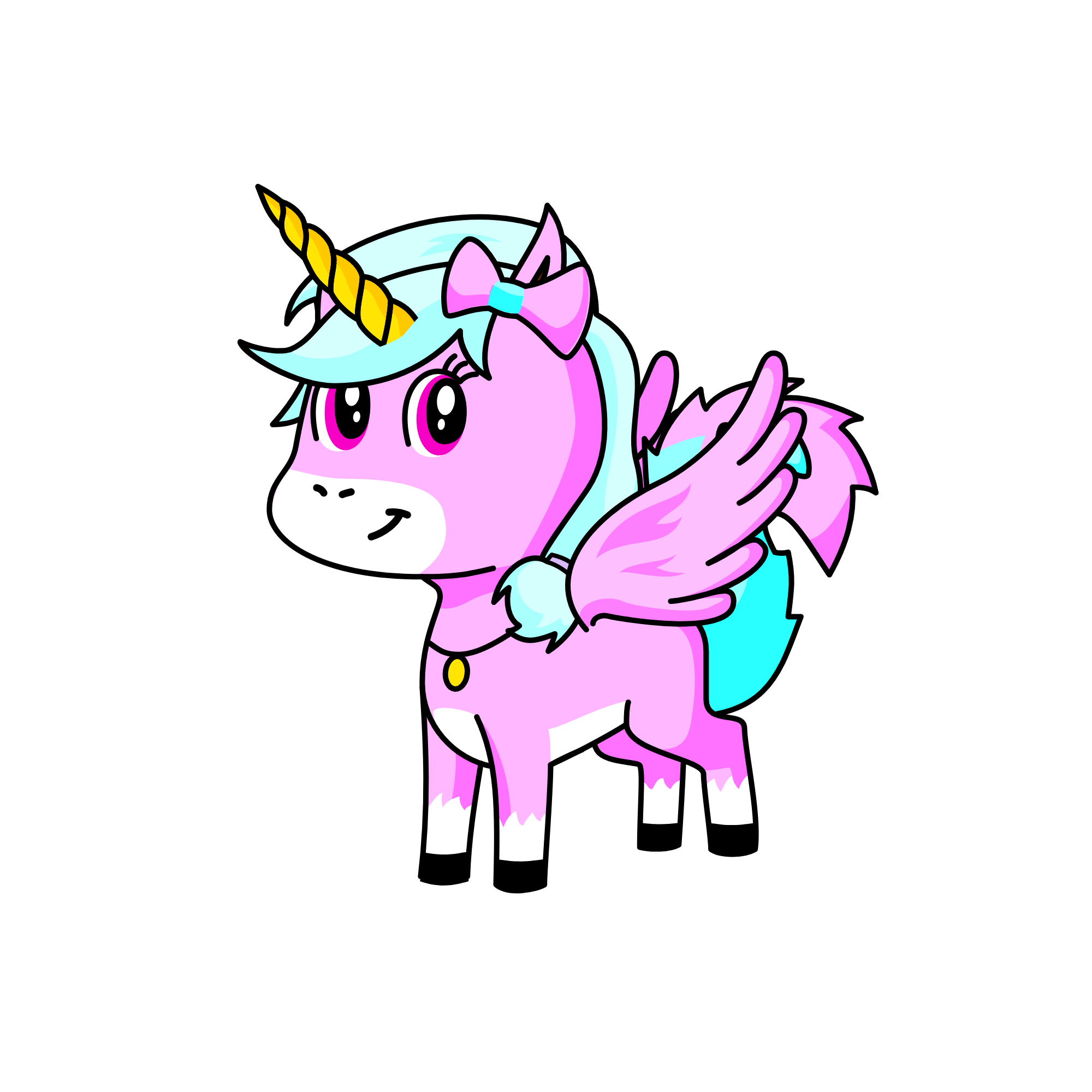 Pastelina, the unicorn