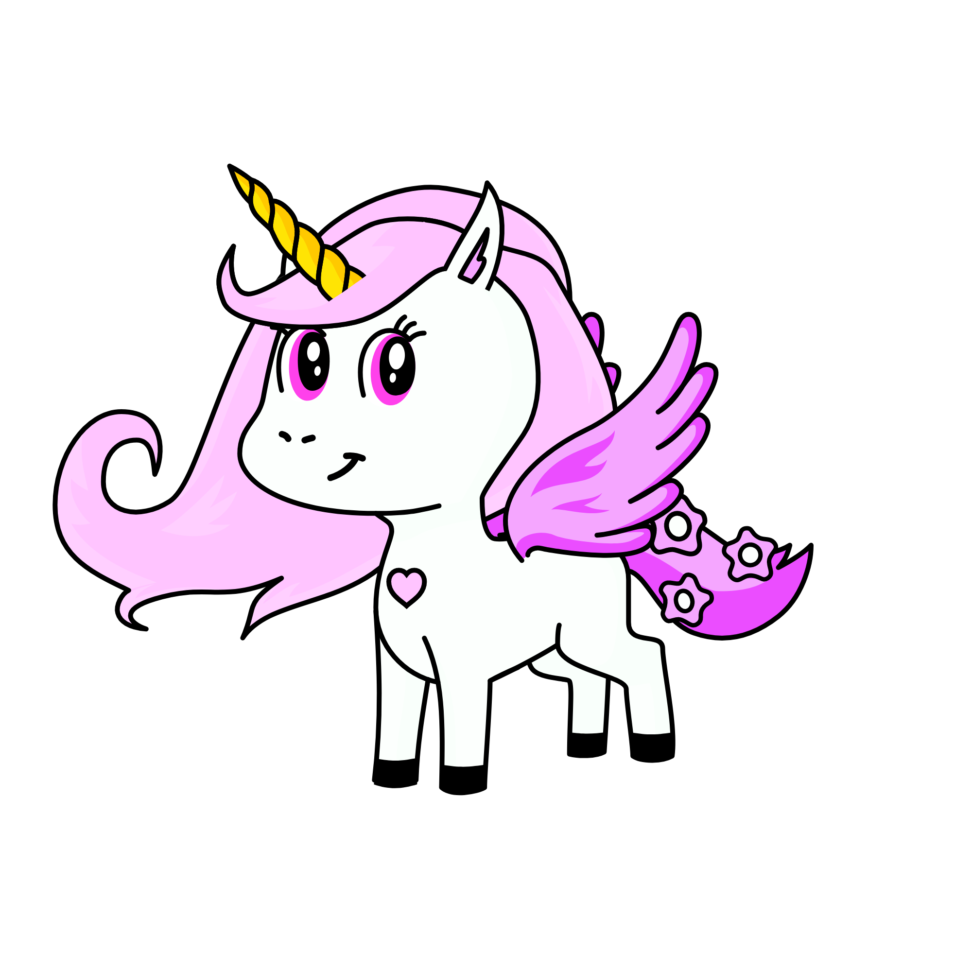 Snowy, the unicorn