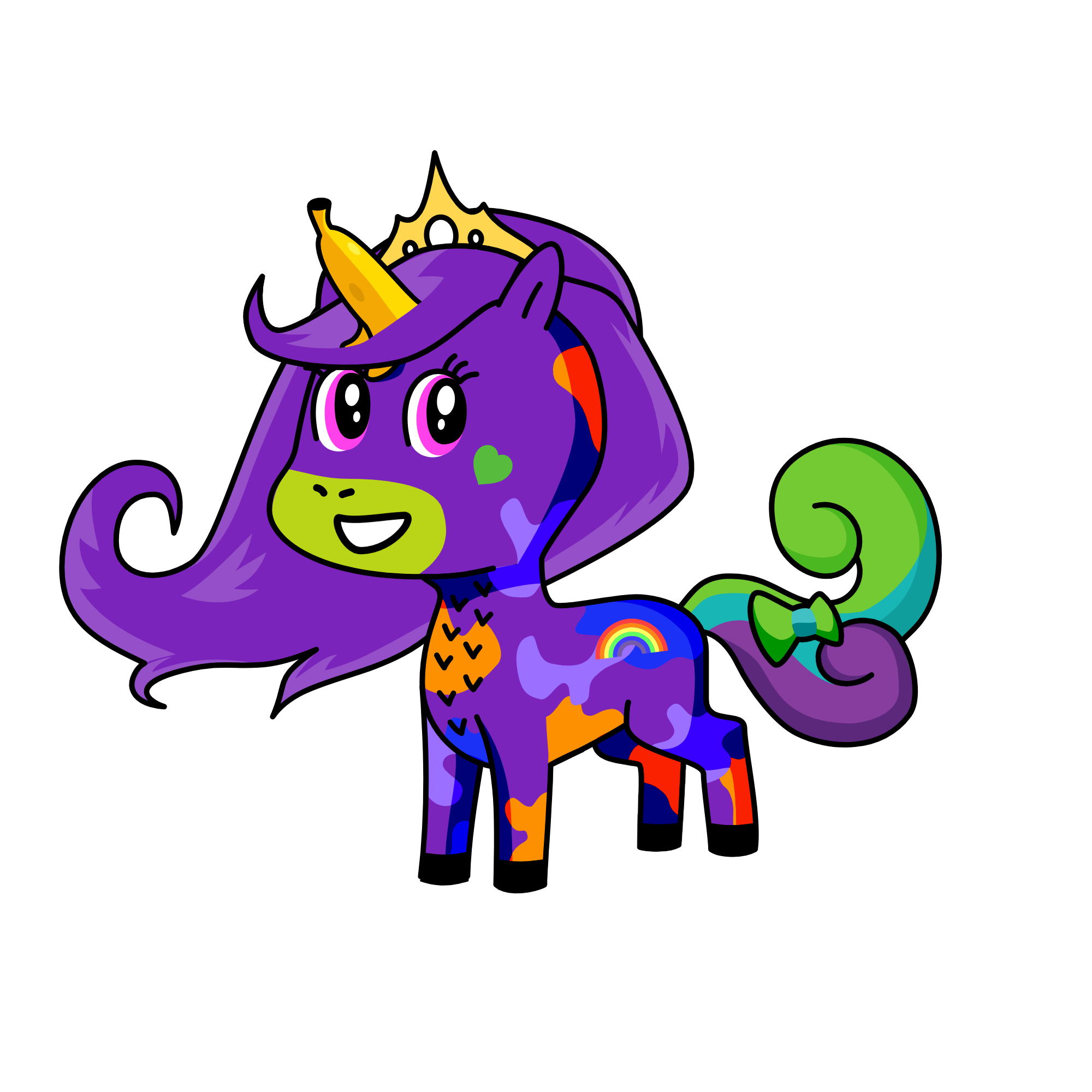 prinses maan, the unicorn