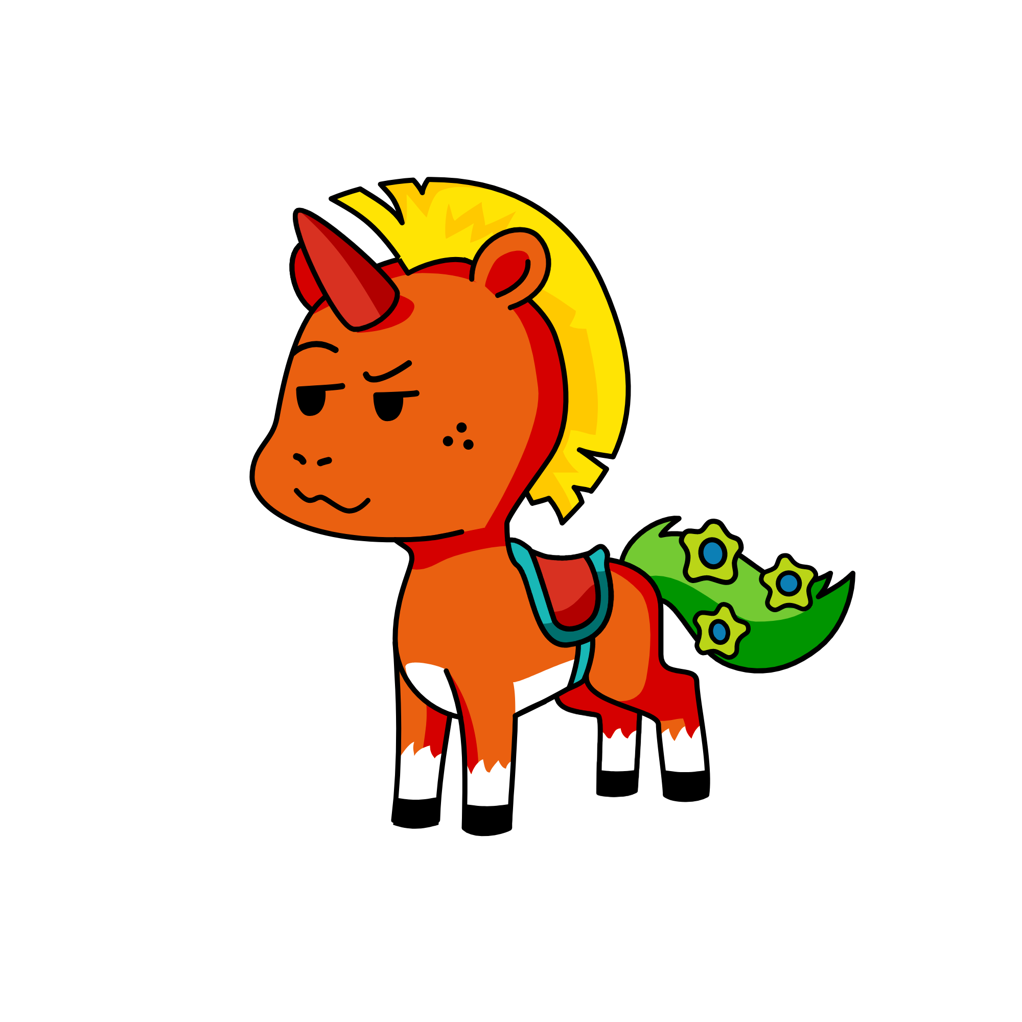 woestijntje, the unicorn