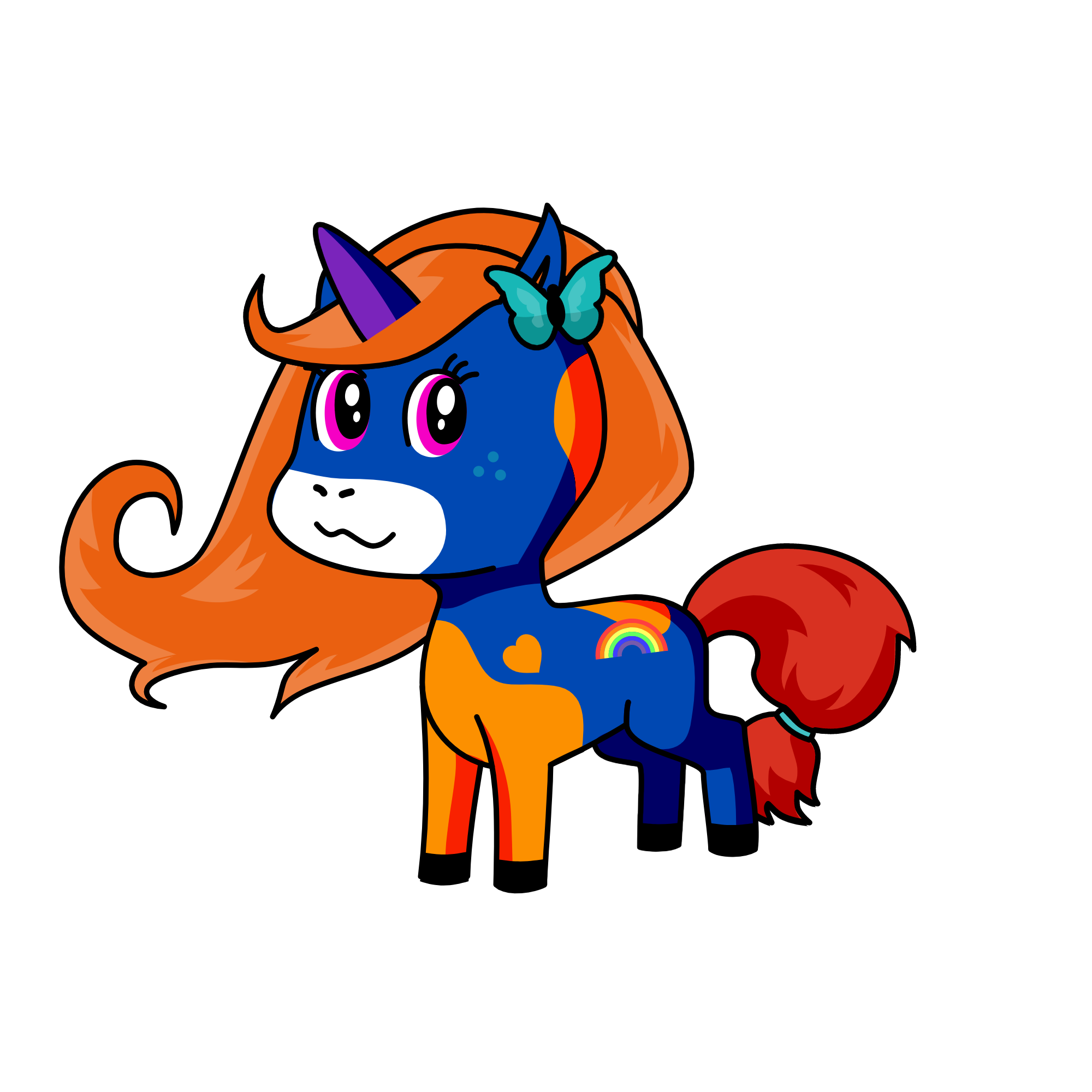 feestje, the unicorn