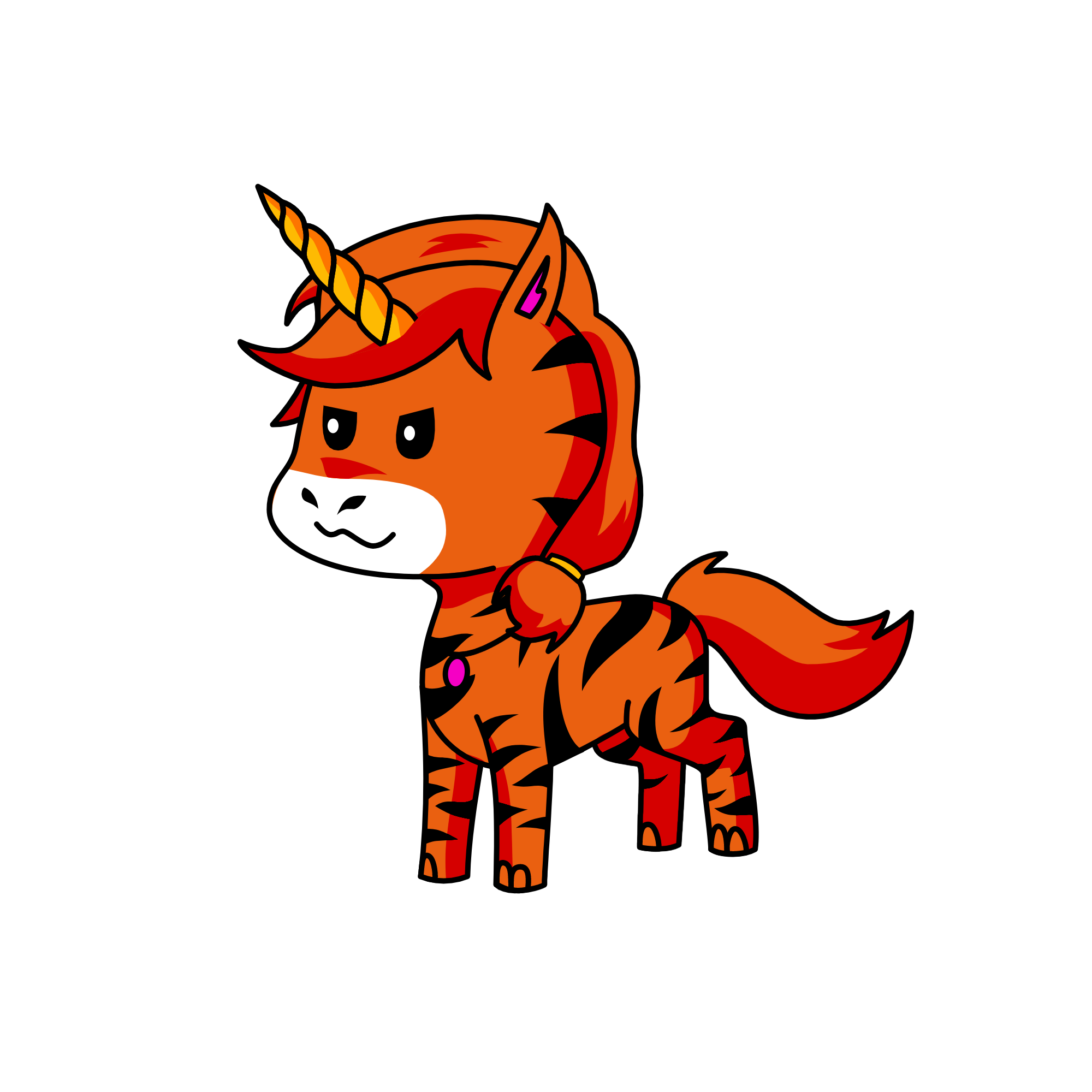 Tiger, the unicorn