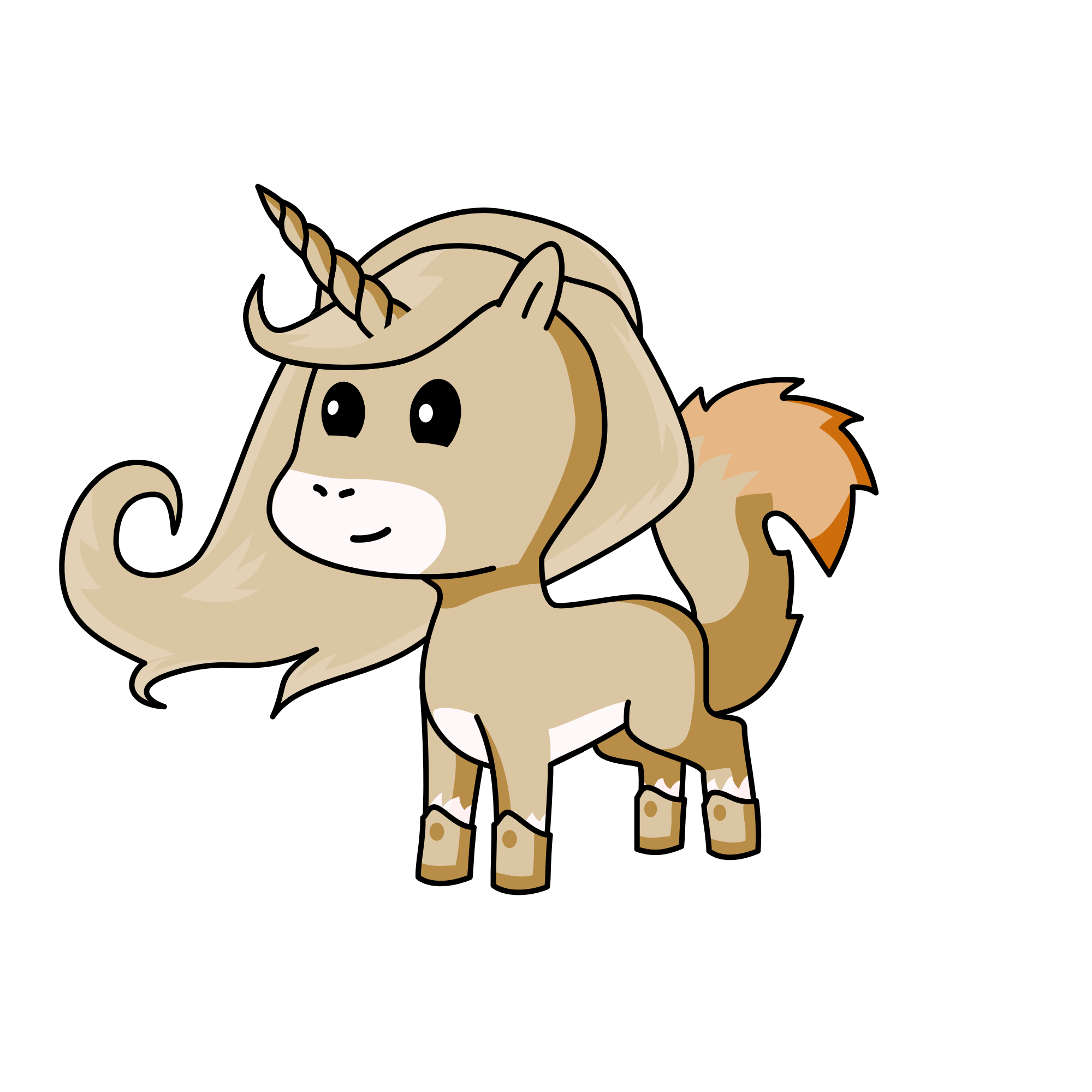Scarlet, the unicorn