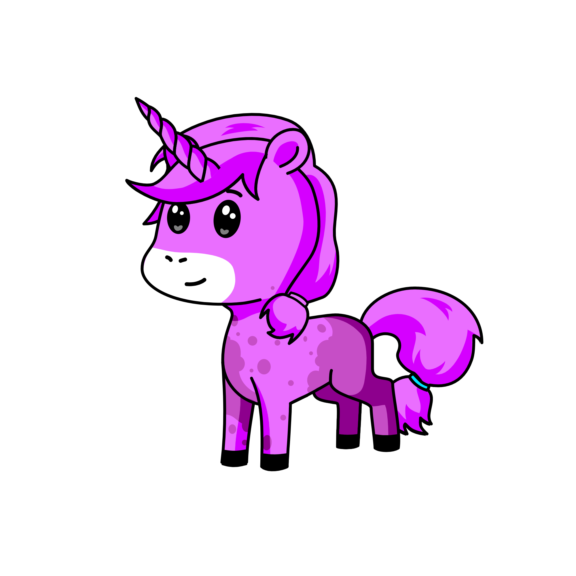 puplel, the unicorn