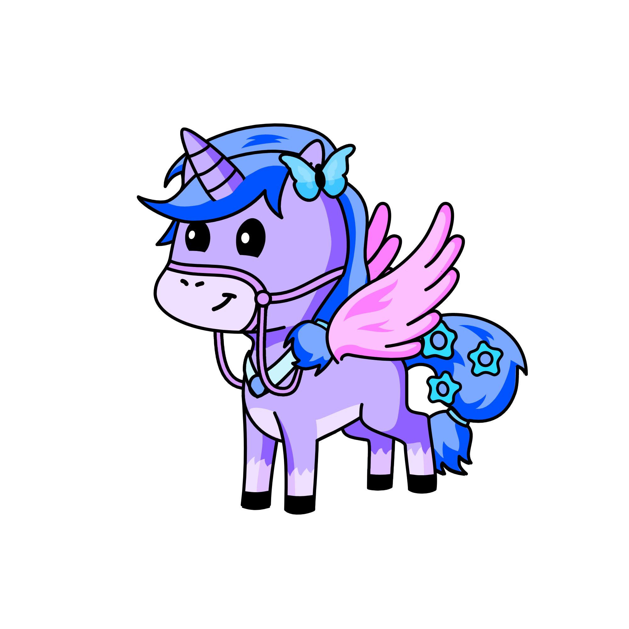 Midnight Butterfly, the unicorn