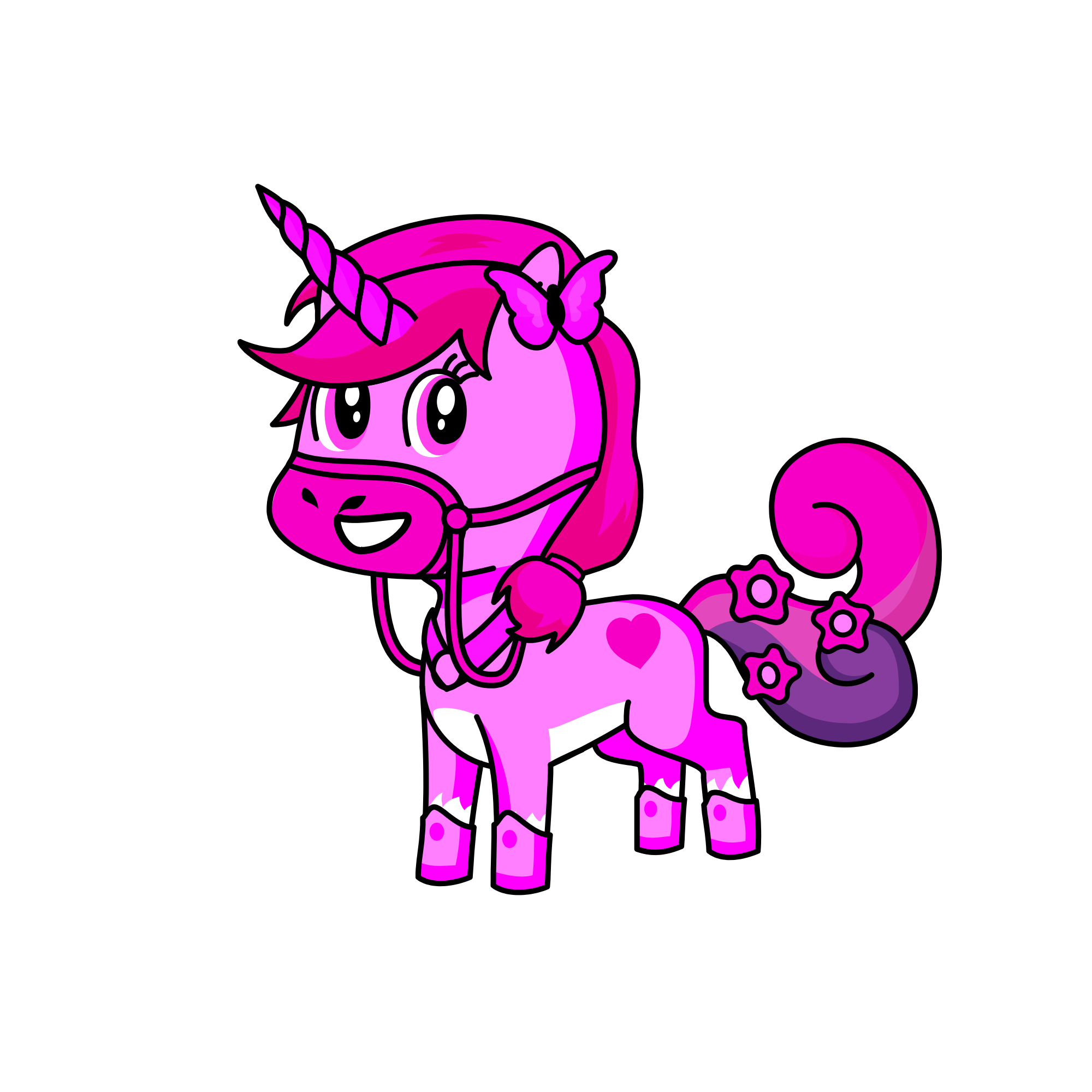 Pinkie pie, the unicorn