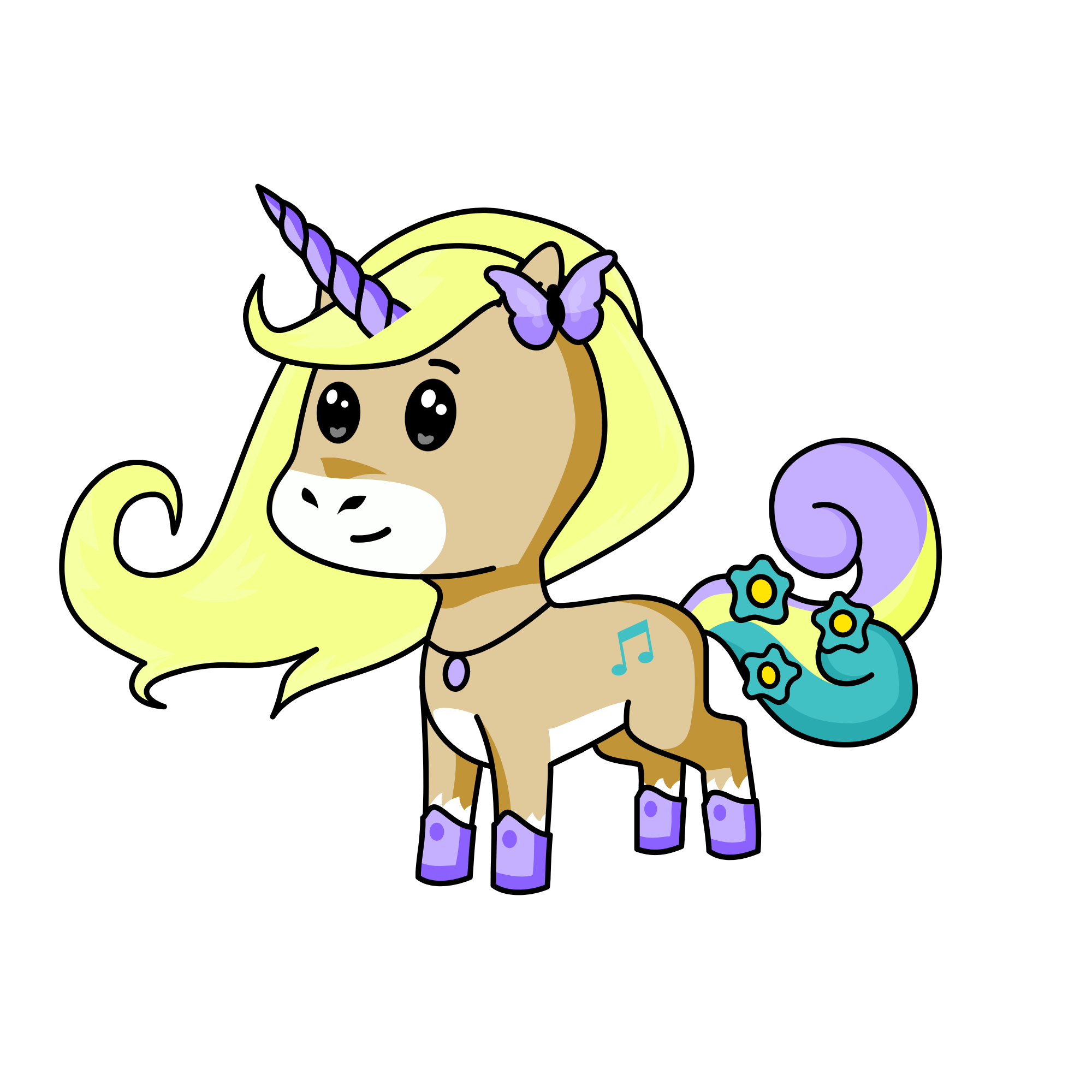 Rosacorn , the unicorn