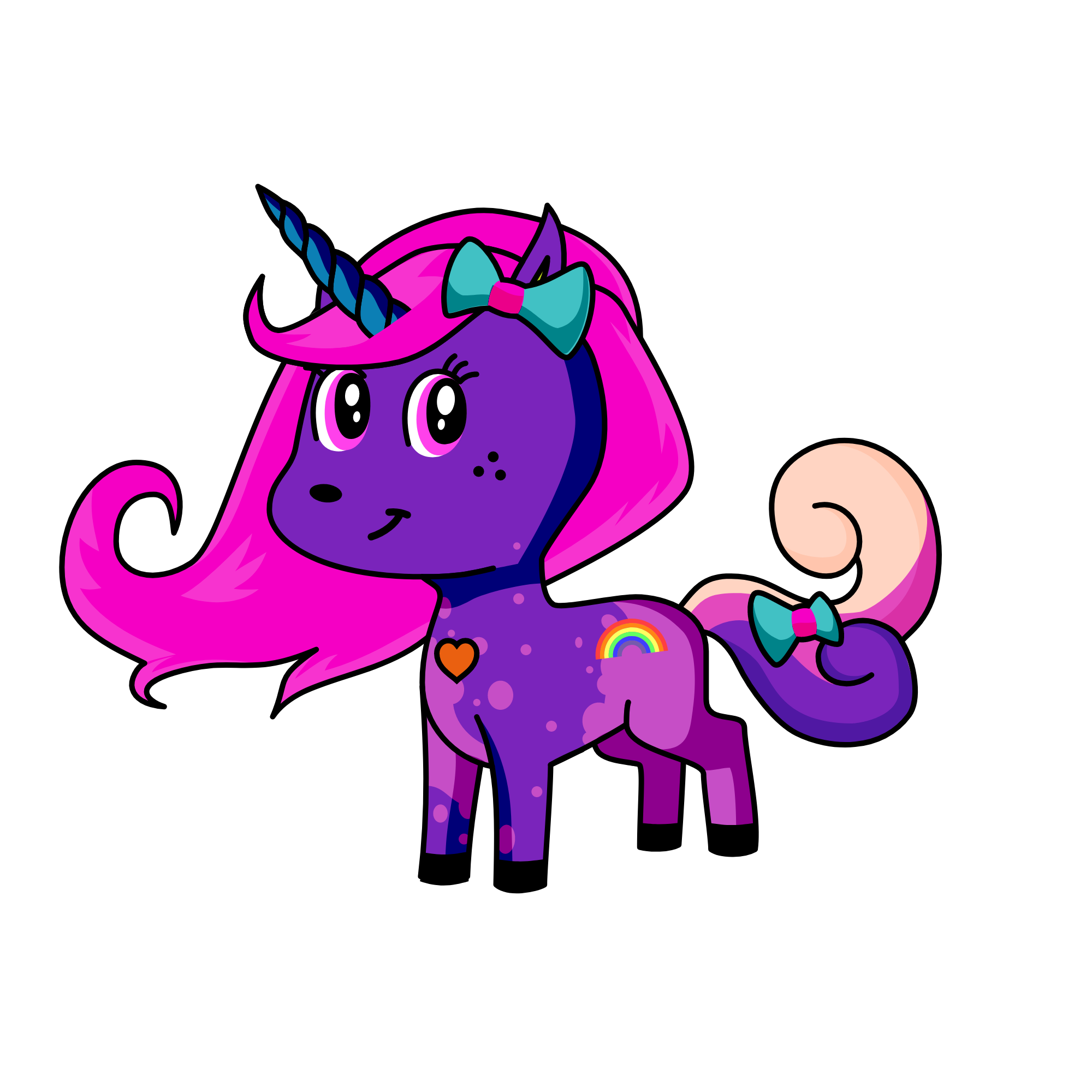 blaaa stoff, the unicorn