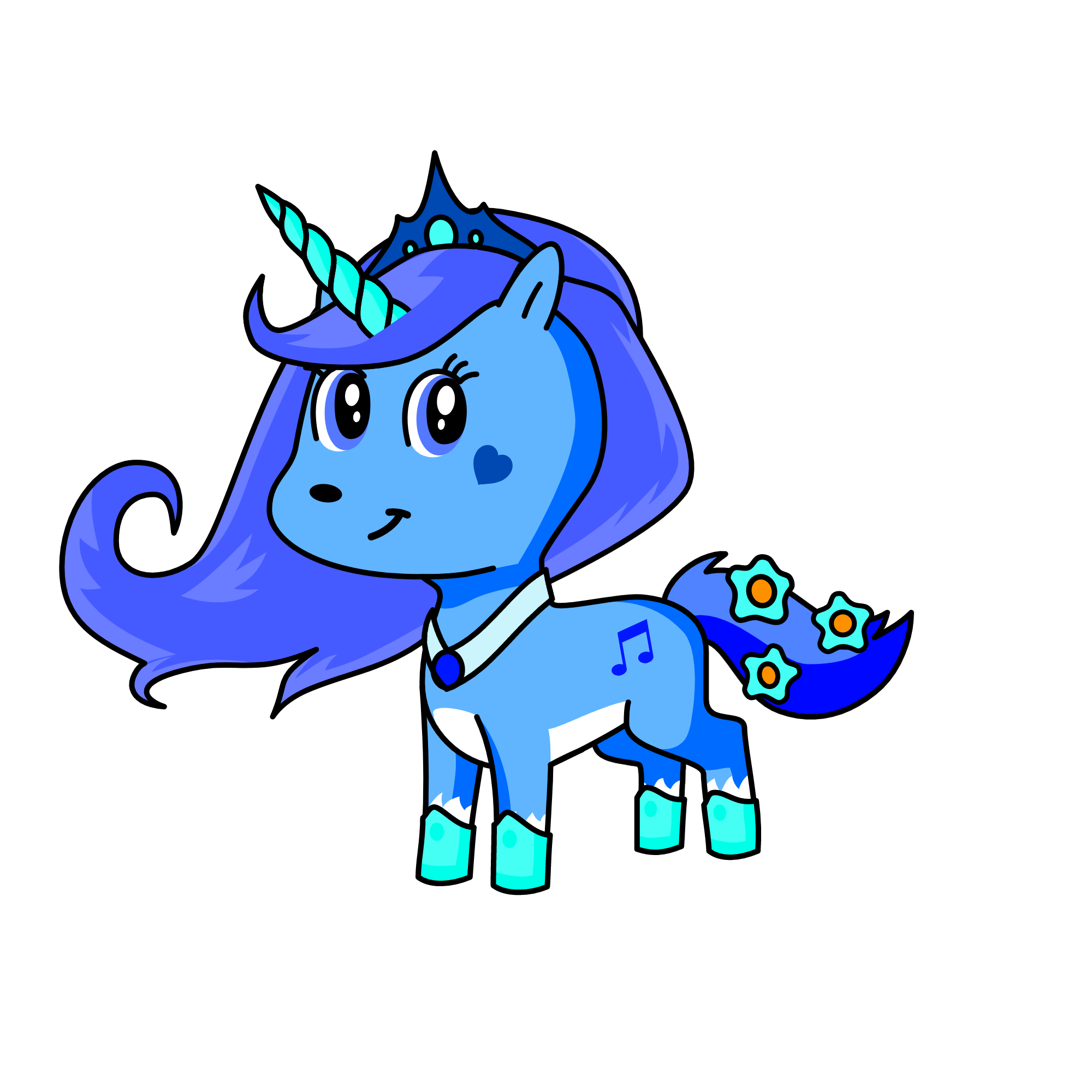 Snowcorn, the unicorn