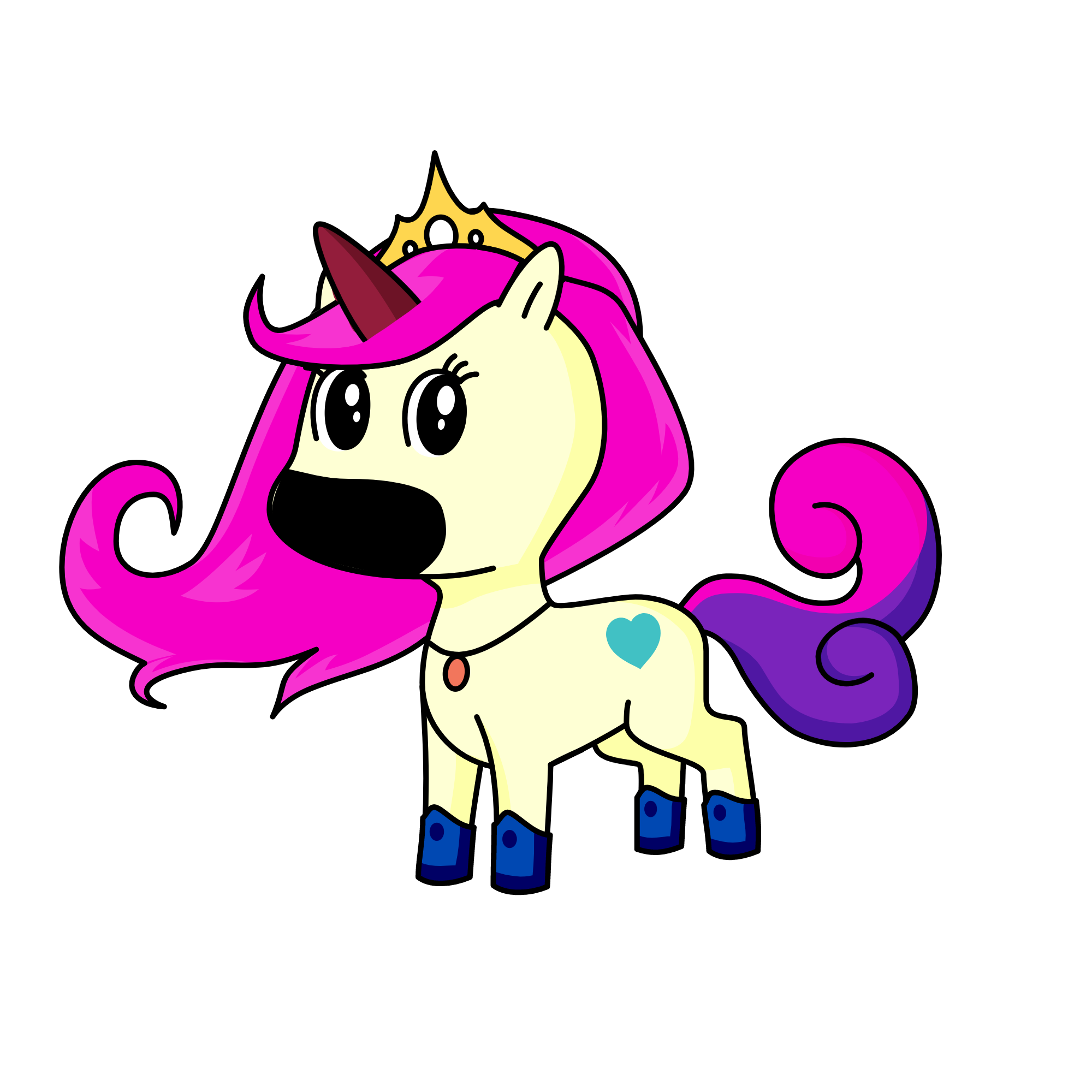 wear a mask, the unicorn