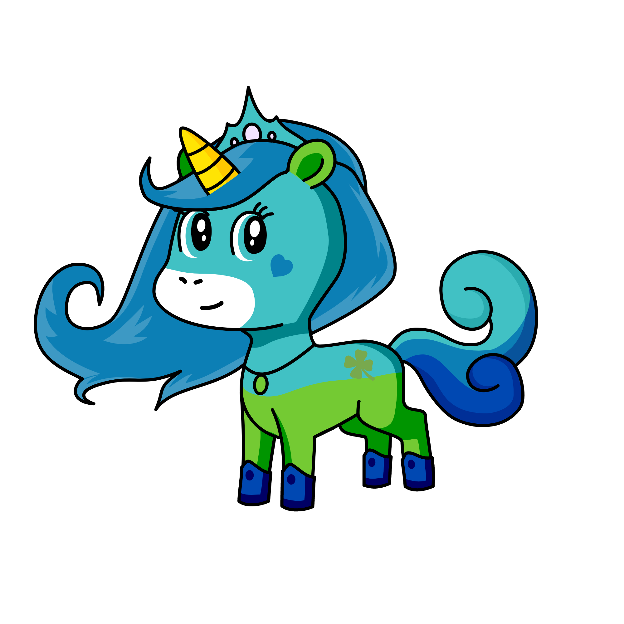 Mintwink, the unicorn