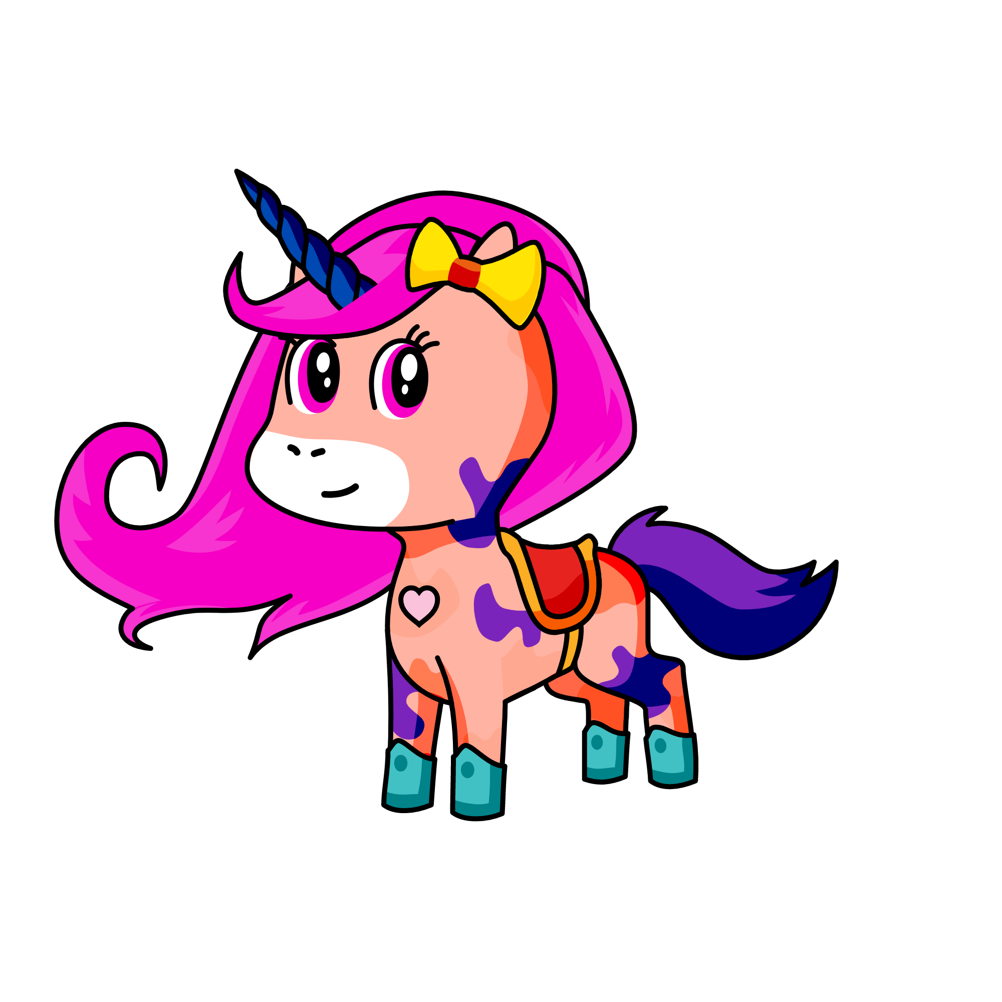 UNICORN QUEEN, the unicorn