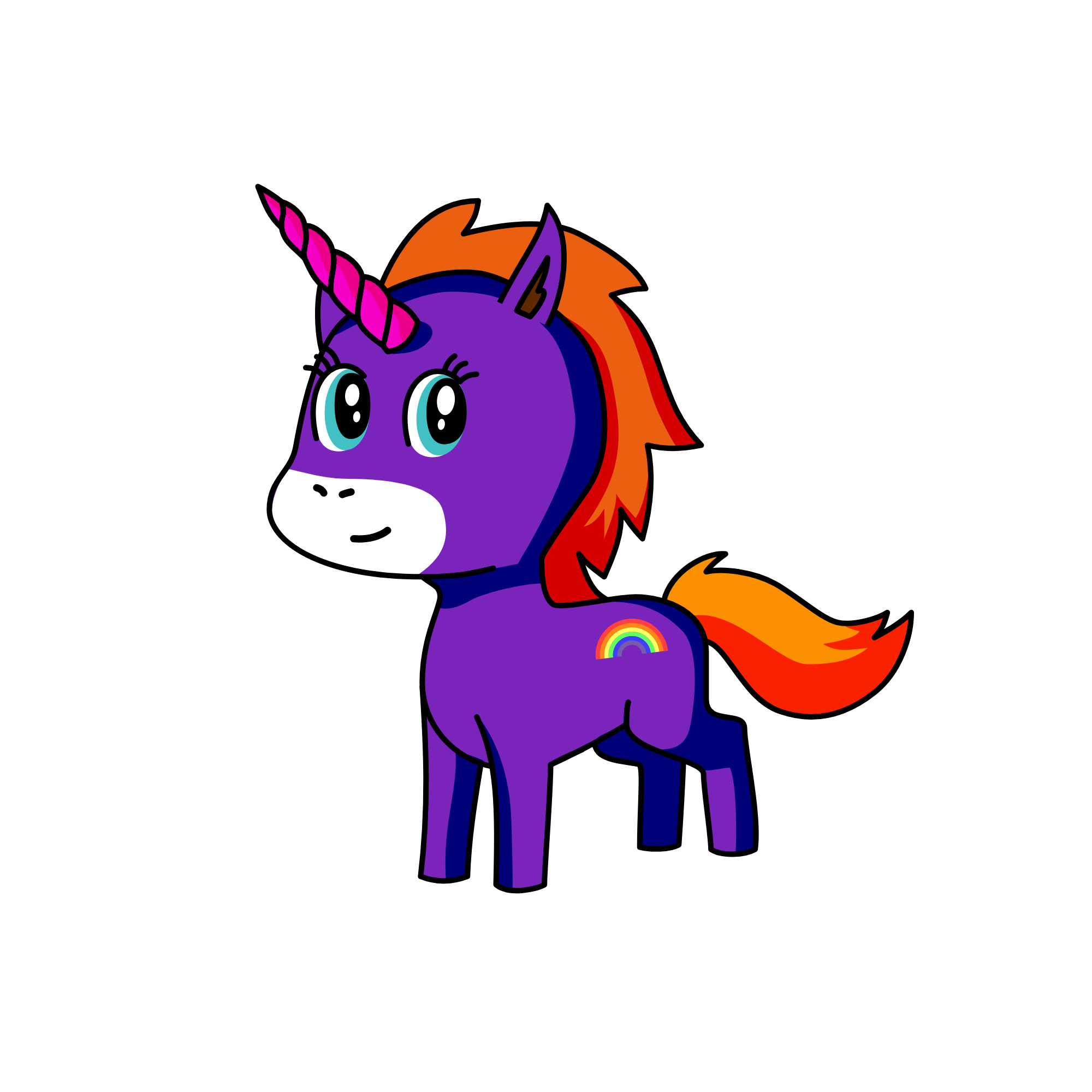 Cute Unicorn, the unicorn