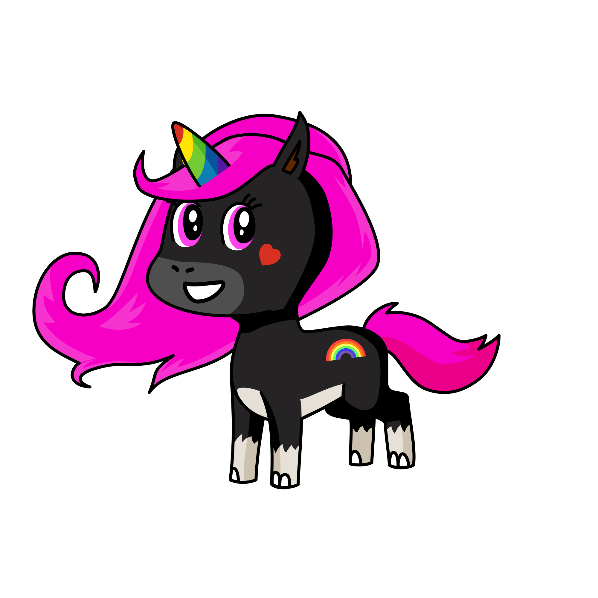 rainbow, the unicorn