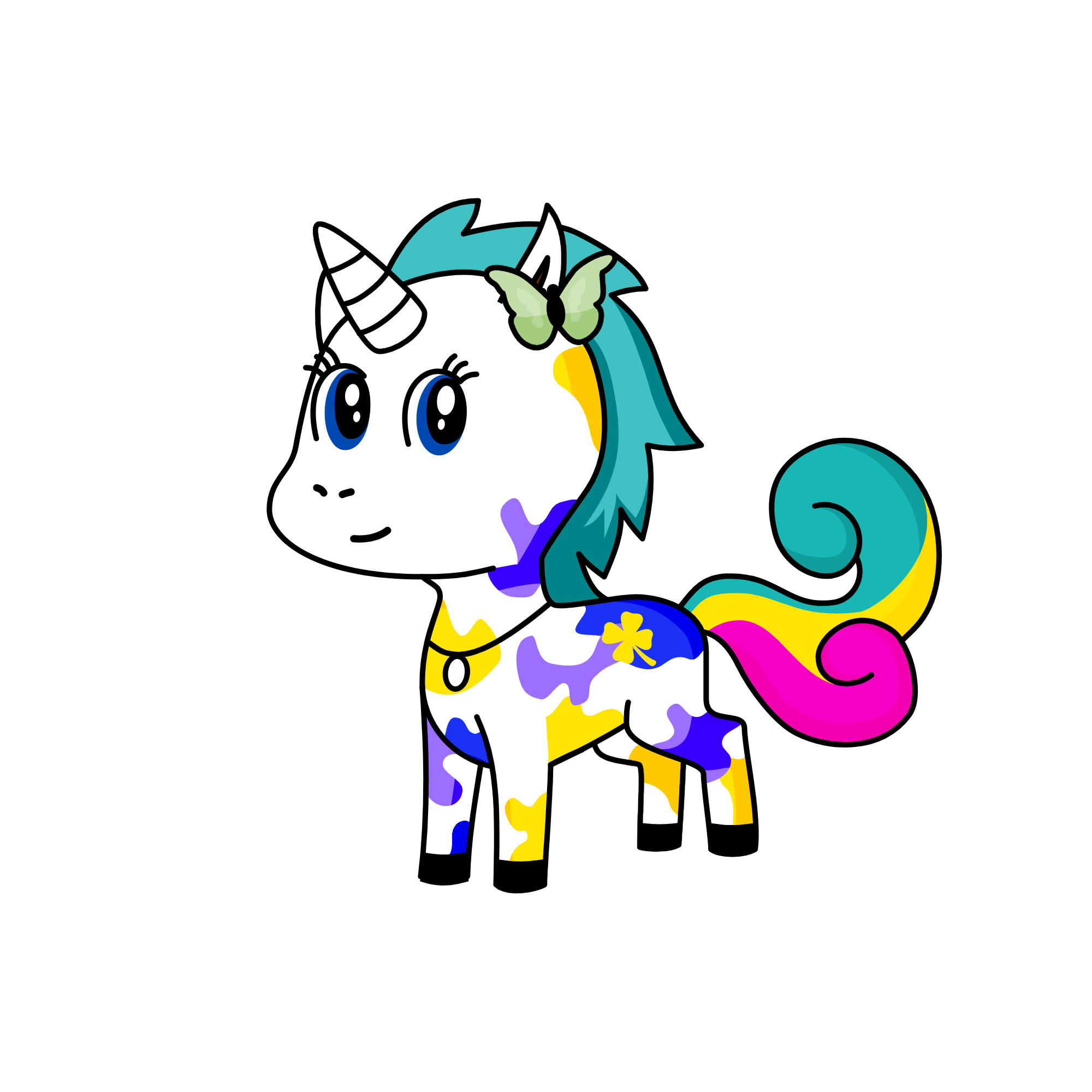 clover, the unicorn