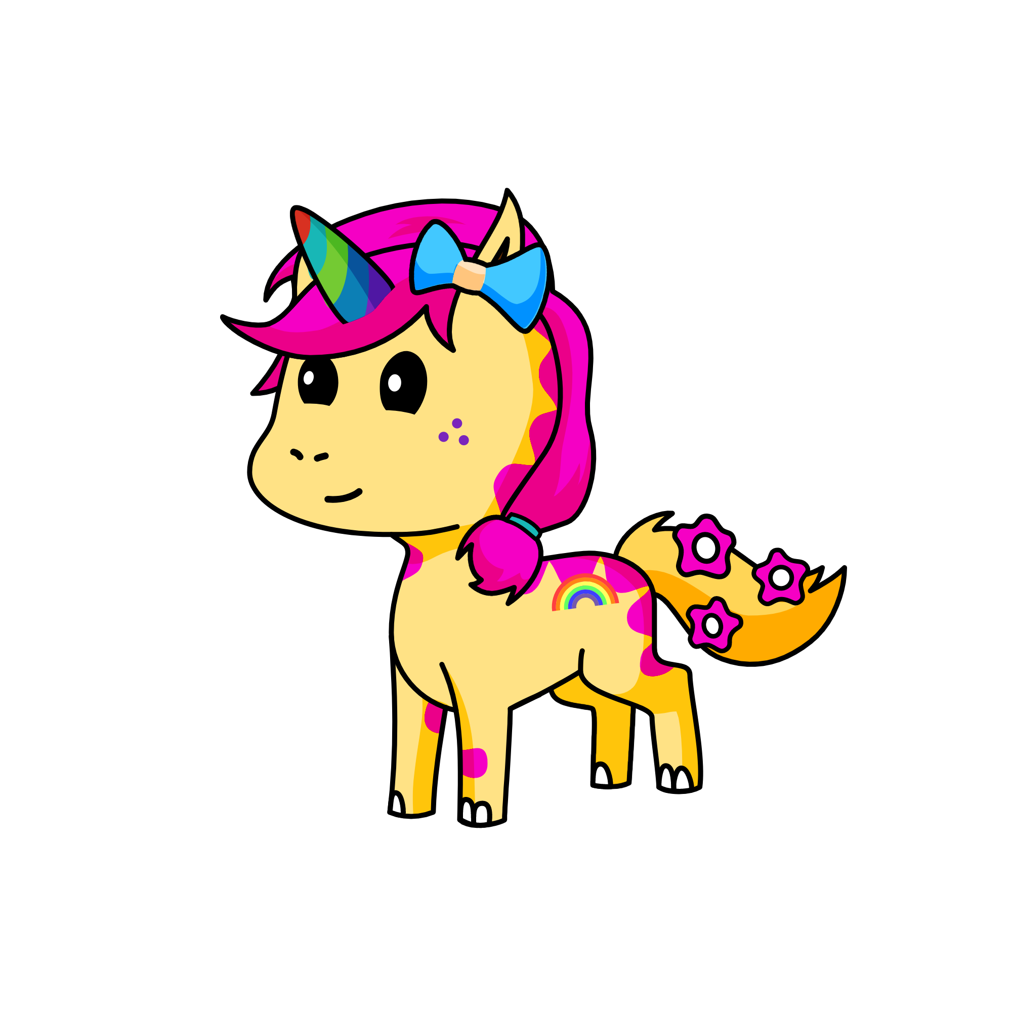 shiny, the unicorn
