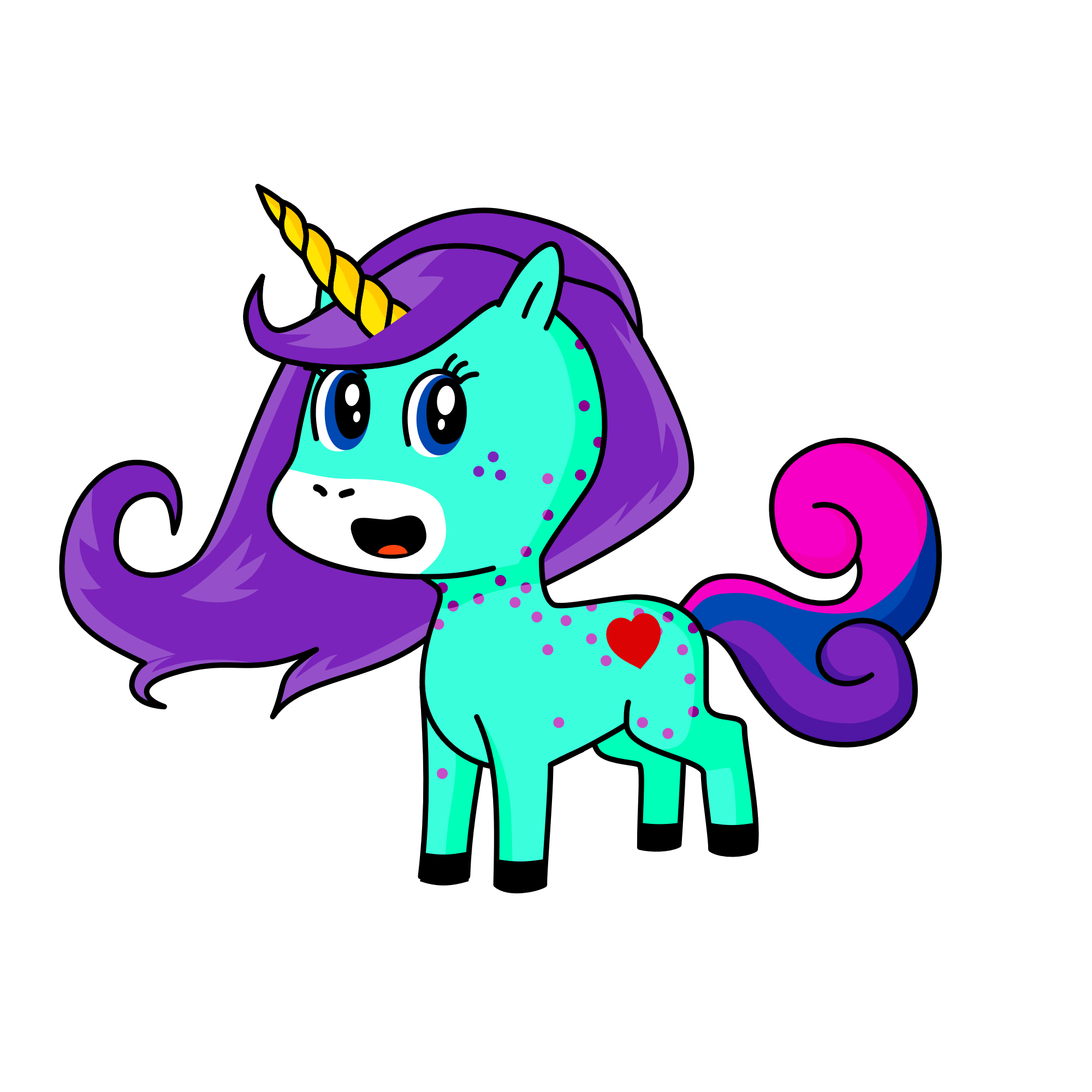 June😻😻, the unicorn